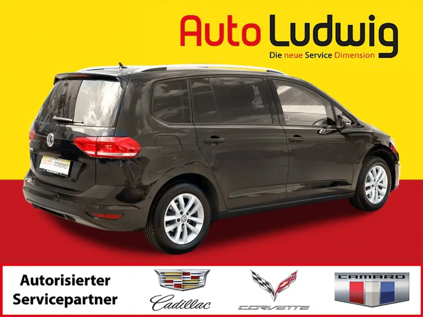 Volkswagen Touran 1,0 TSI Comfortline Schwarz - 2