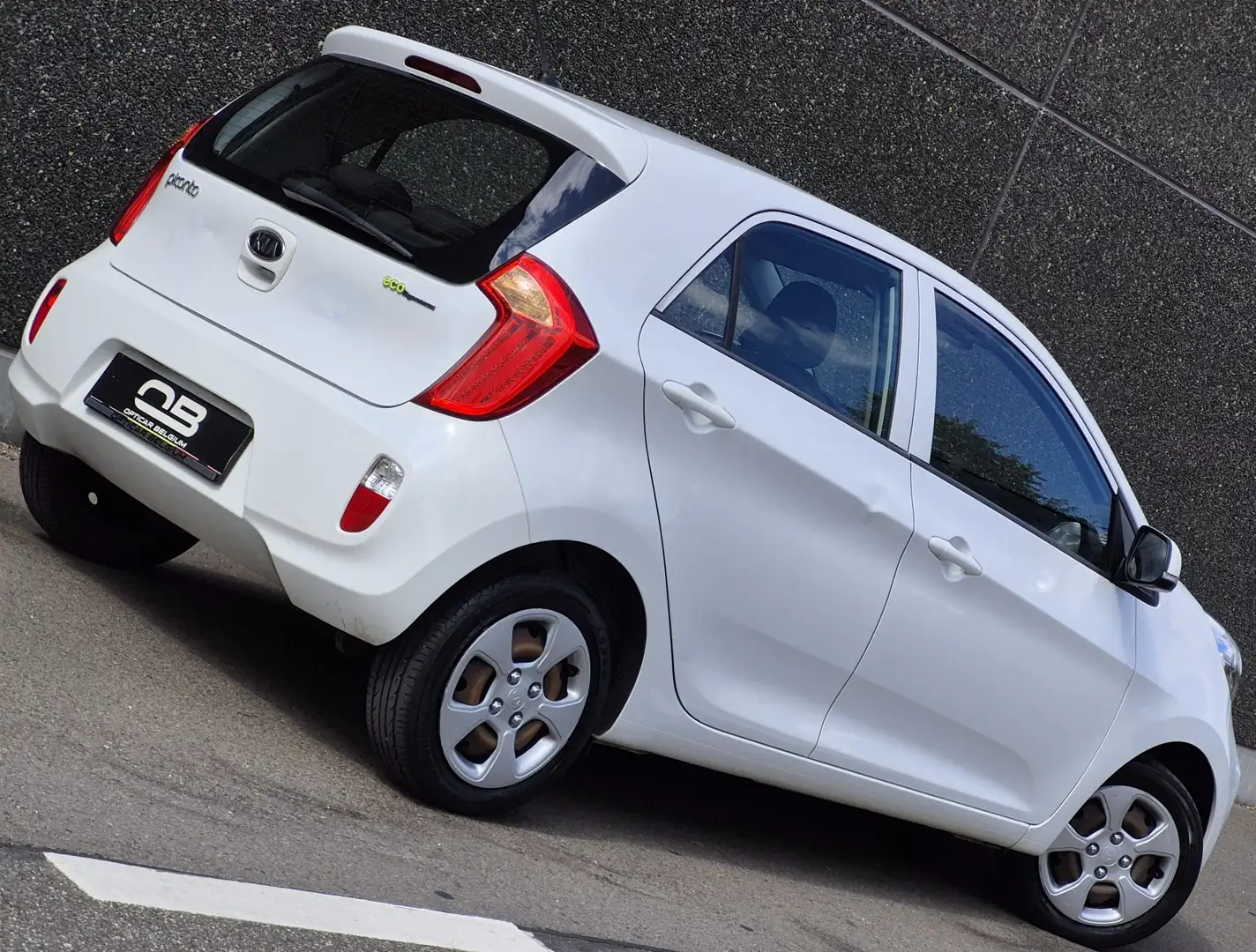 Kia Picanto *** 1.2i - 09/2011 - USB - Garantie *** Wit - 2