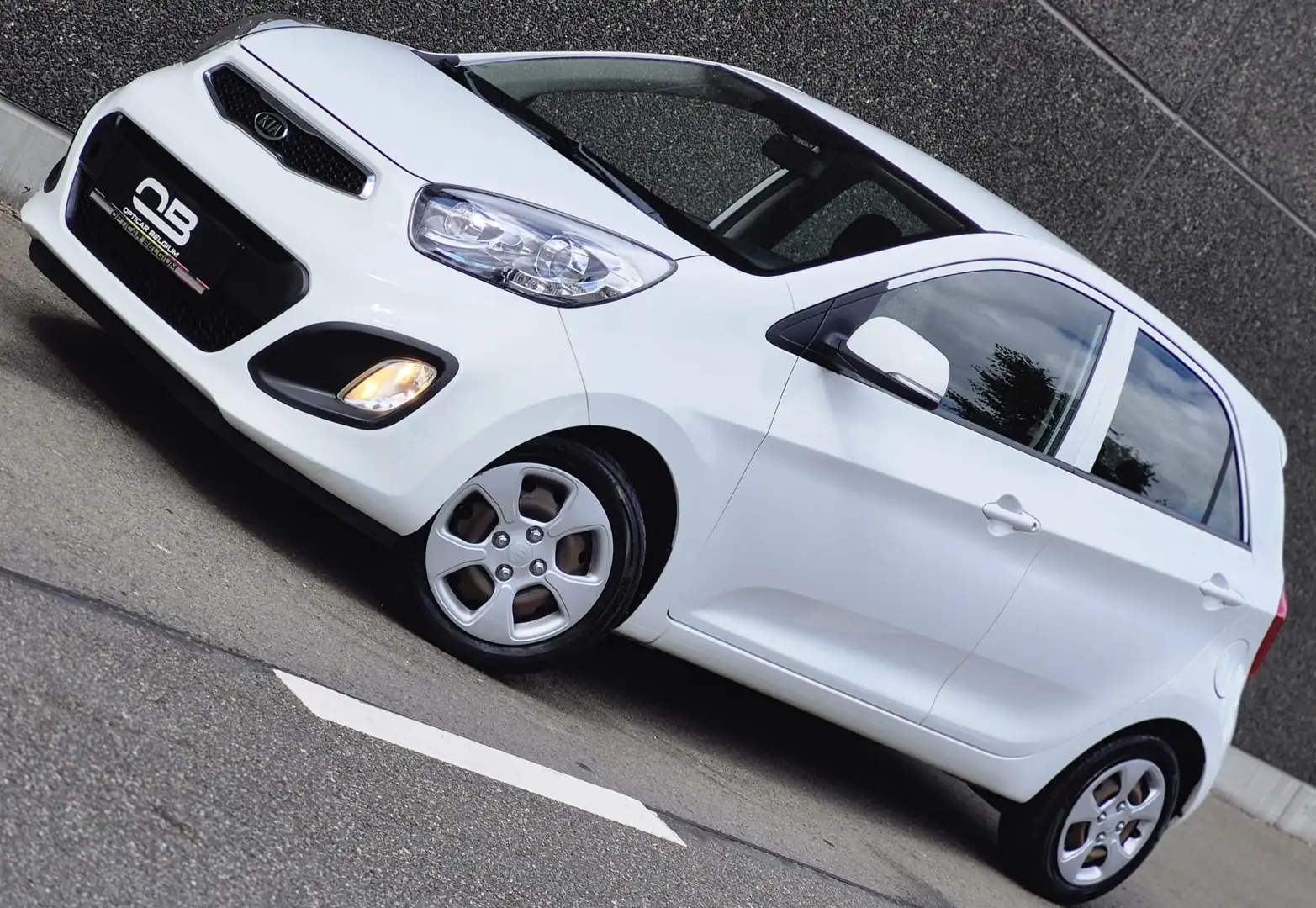 Kia Picanto *** 1.2i - 09/2011 - USB - Garantie *** Wit - 1