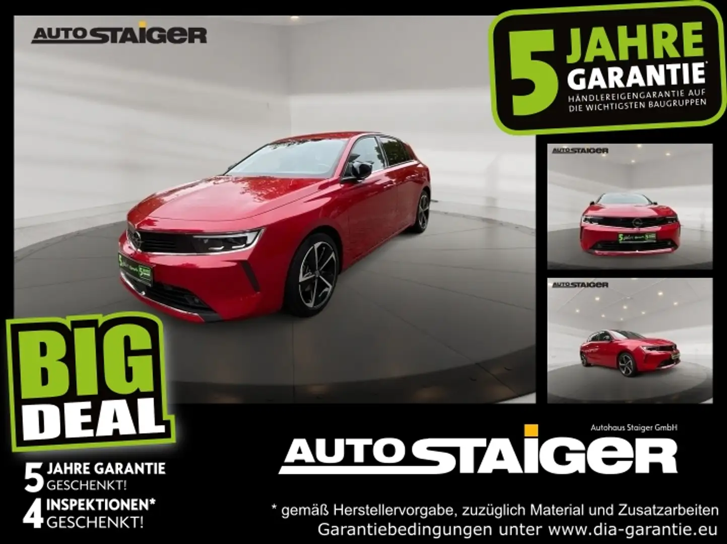 Opel Astra L 1.2 Turbo Elegance LED Klimaauto PDC Rot - 1