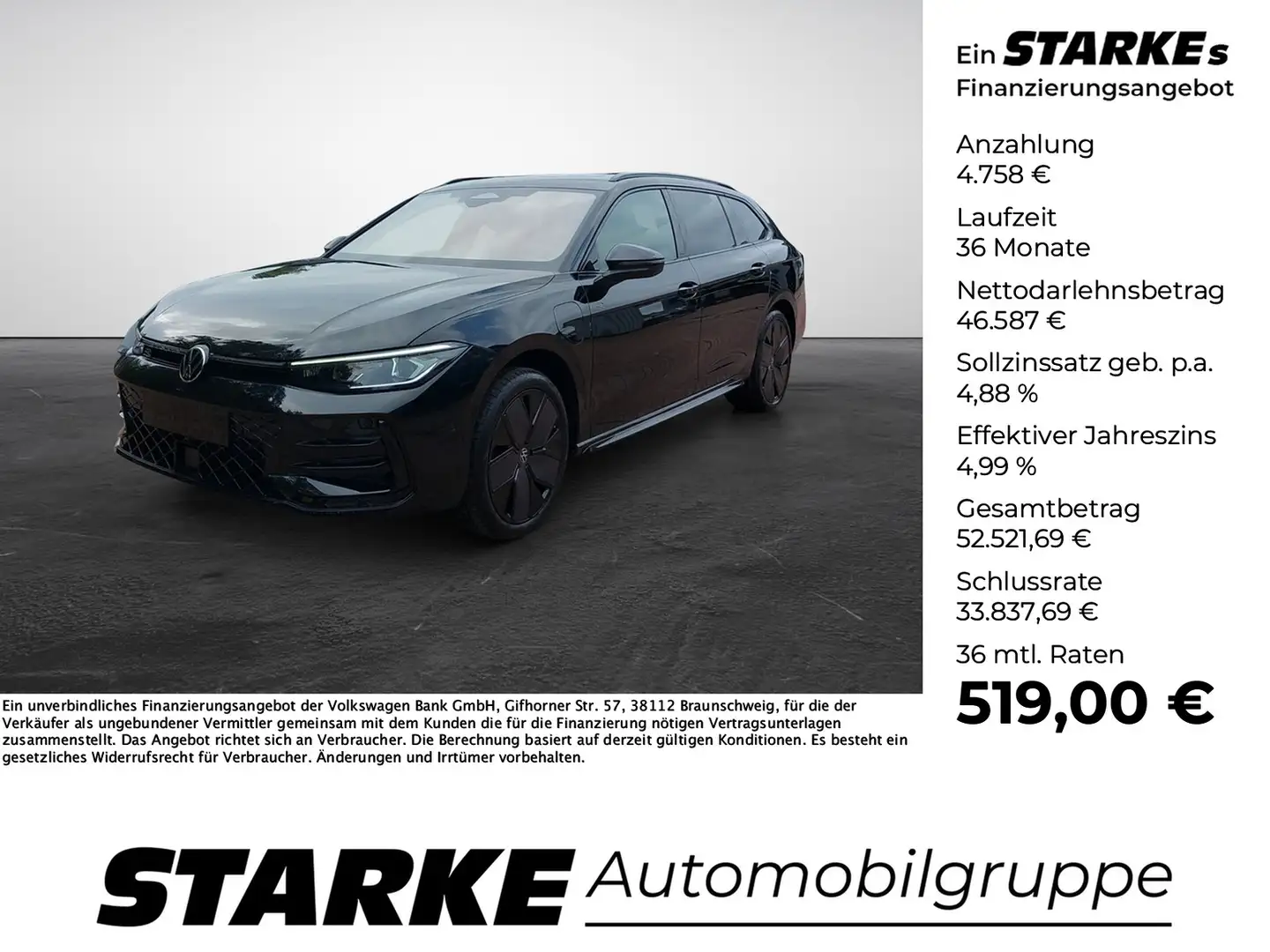 Volkswagen Passat Variant 1.5 TSI eHybrid DSG R-Line Noir - 1