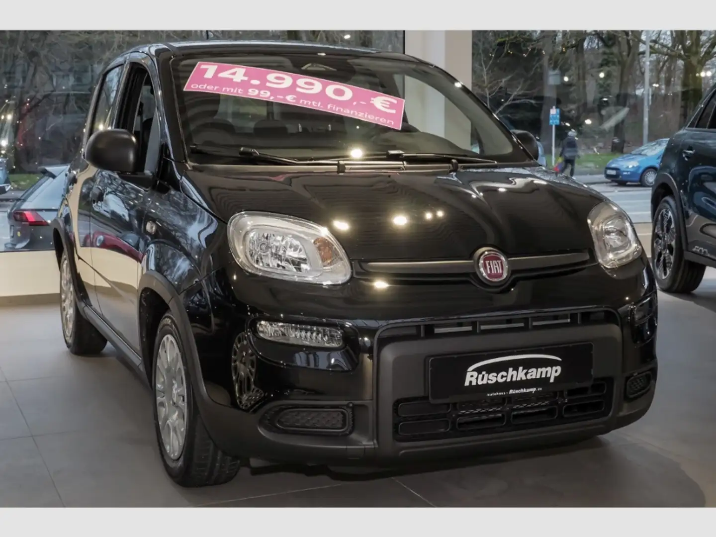 Fiat Panda Hybrid 1.0 Klima PDC Temp. dig.Kombiinstr. Schwarz - 2