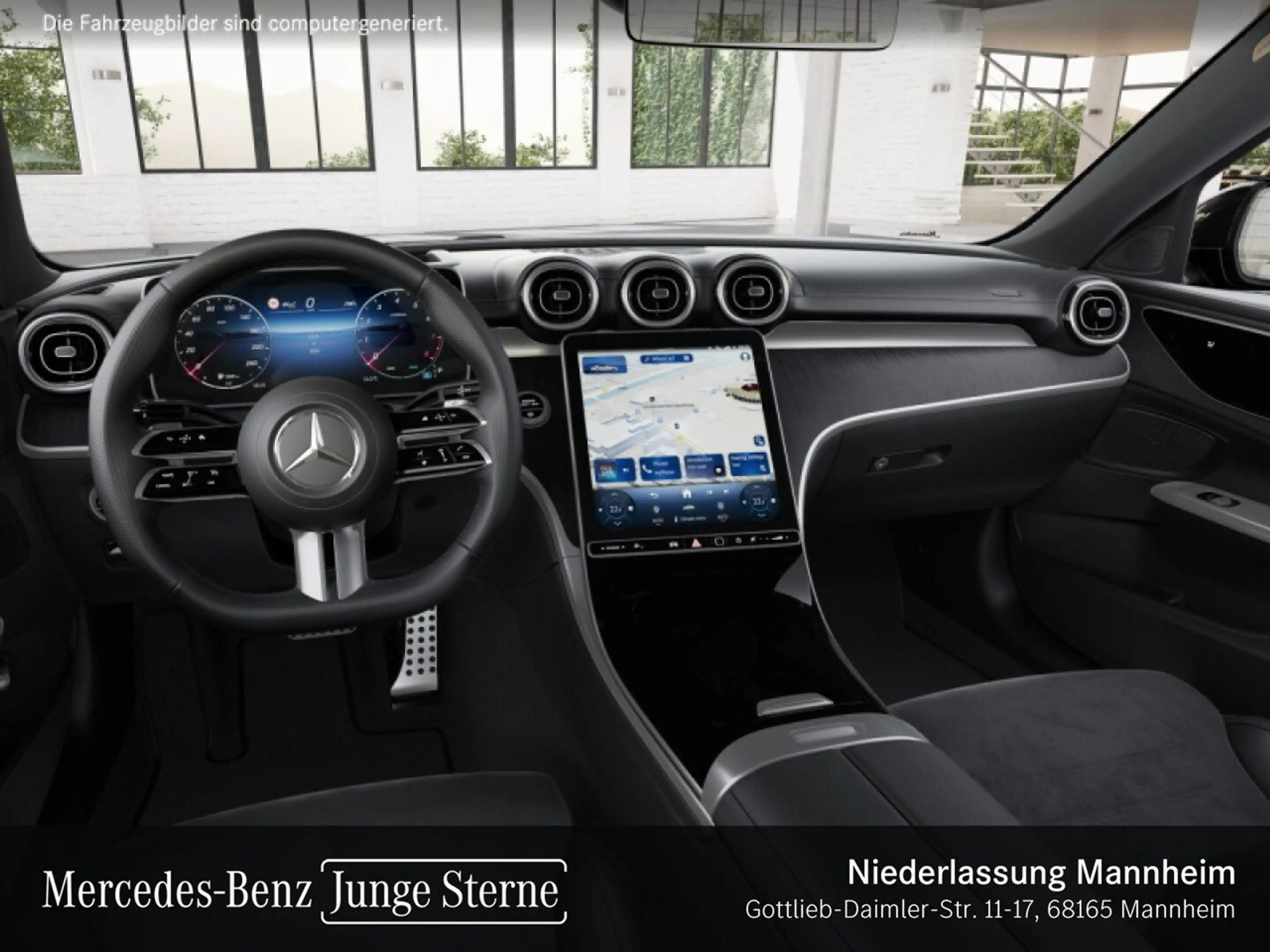 Mercedes-Benz C 180 AMG+NIGHT+PANO+360+TOTW+KEYLESS+9G — photo 9