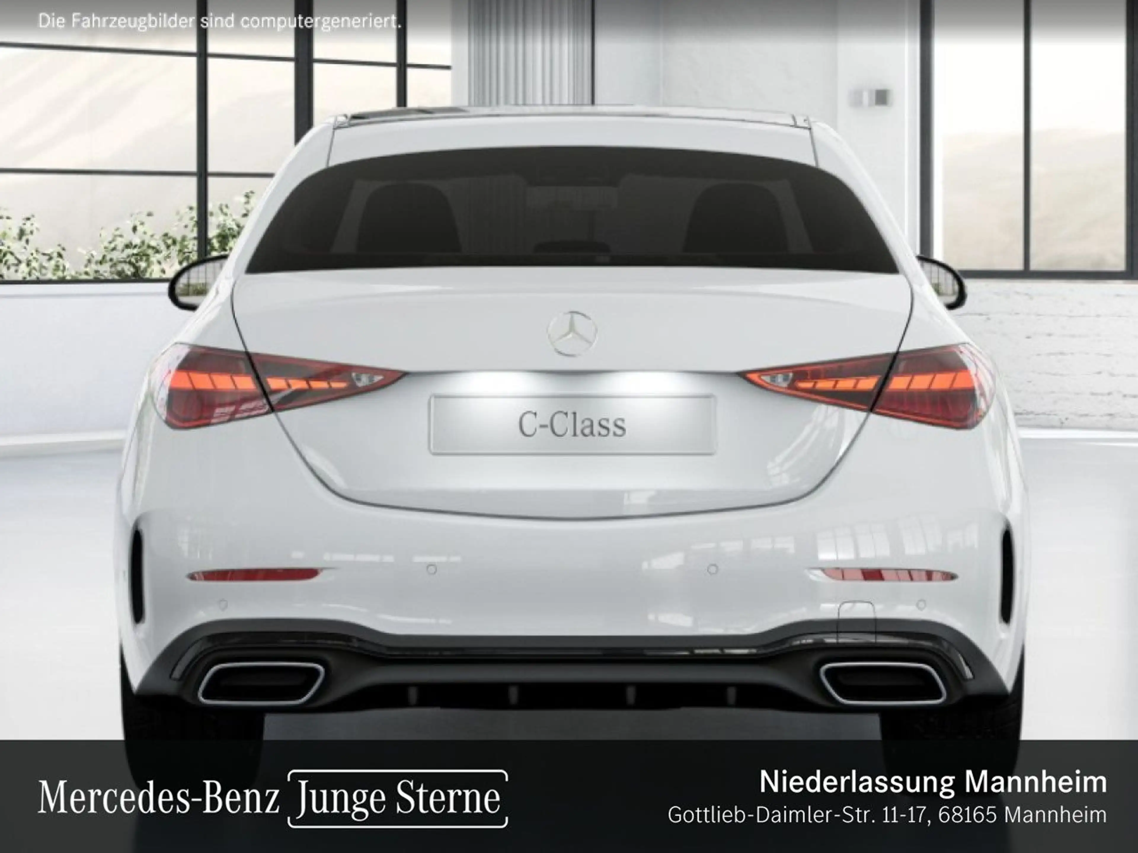 Mercedes-Benz C 180 AMG+NIGHT+PANO+360+TOTW+KEYLESS+9G — photo 8