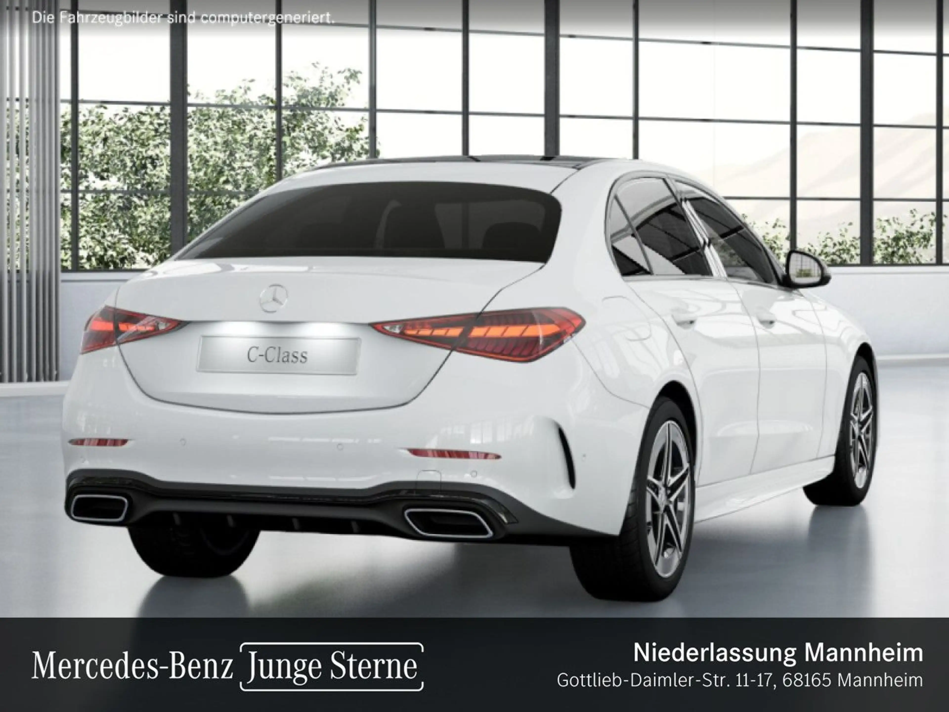 Mercedes-Benz C 180 AMG+NIGHT+PANO+360+TOTW+KEYLESS+9G — photo 4