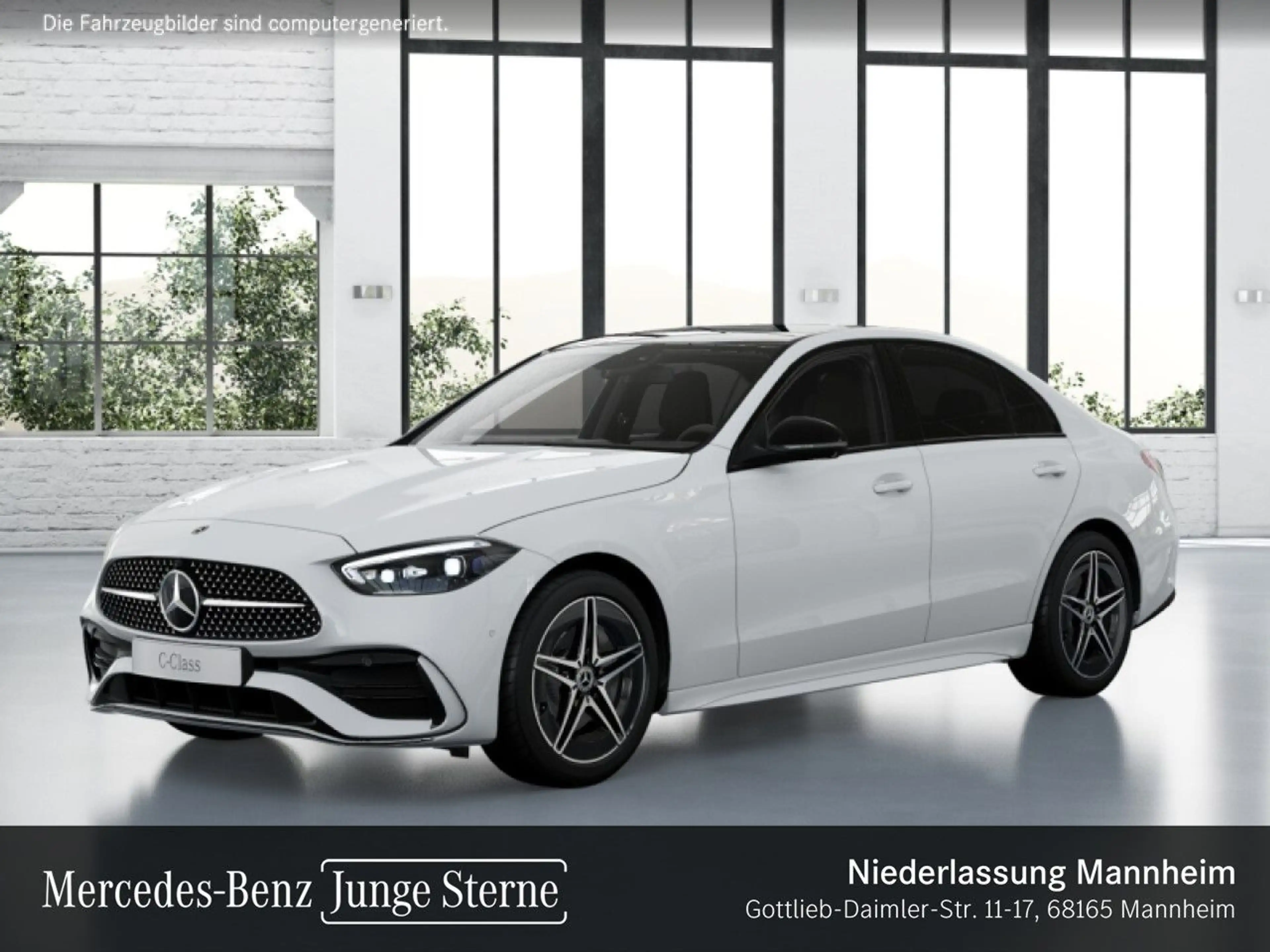 Mercedes-Benz C 180 AMG+NIGHT+PANO+360+TOTW+KEYLESS+9G — photo 13