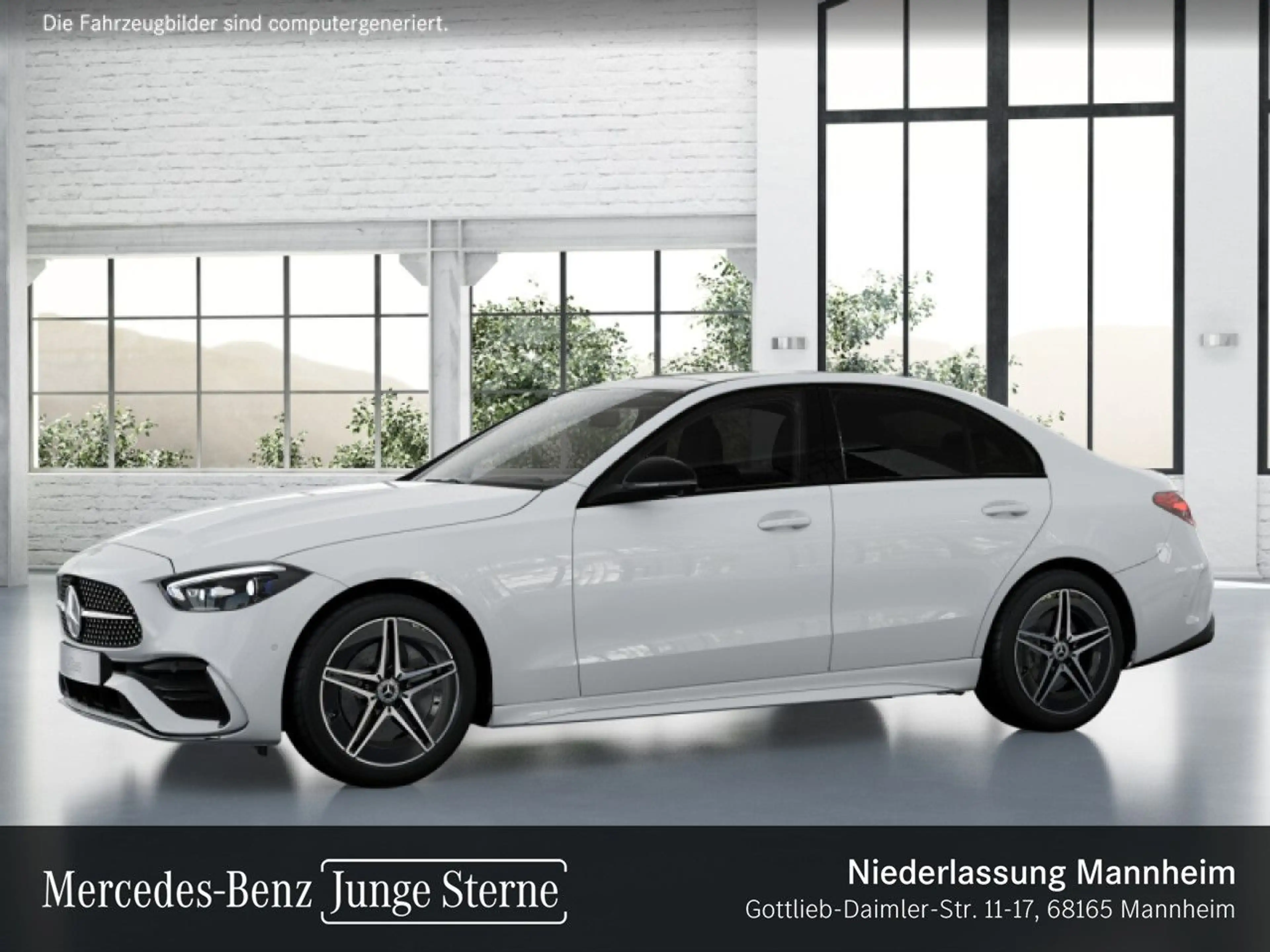 Mercedes-Benz C 180 AMG+NIGHT+PANO+360+TOTW+KEYLESS+9G — photo 3