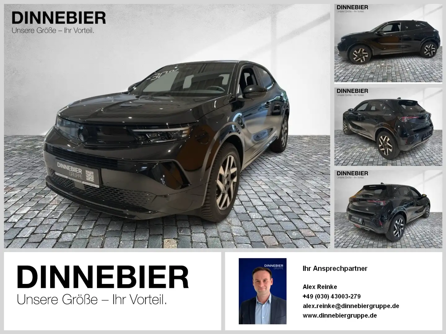 Opel Mokka GS 1.2 LED+Navi+Kamera+Allwetter+SHZ Schwarz - 1