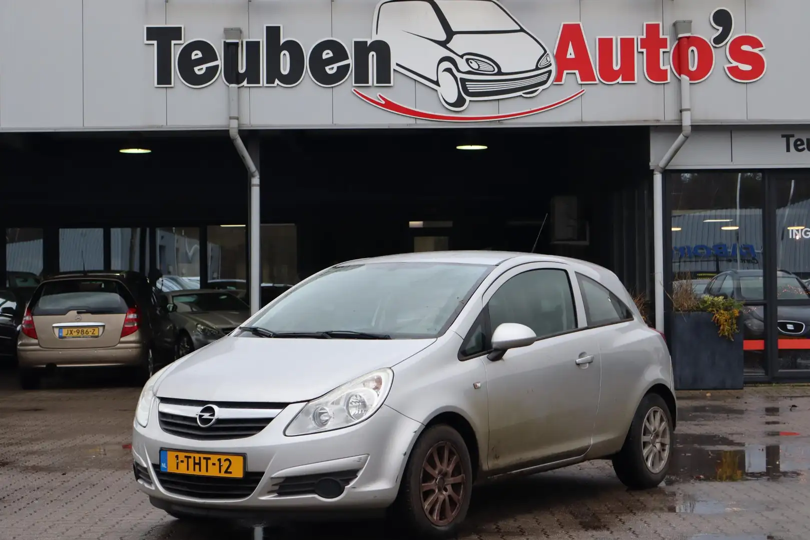 Opel Corsa 1.0-12V Business Opknapper, Airco, Motorstoring, O Grijs - 1