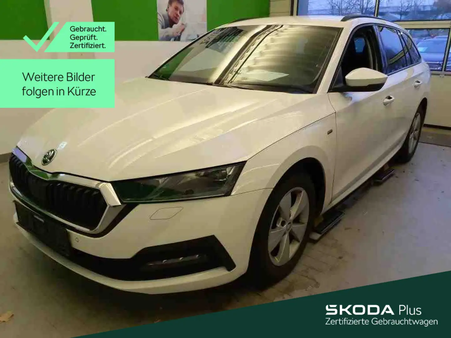 Skoda Octavia Combi 1.5 TSI e-TEC DSG CLEVER*AHK*NAVI* Weiß - 1