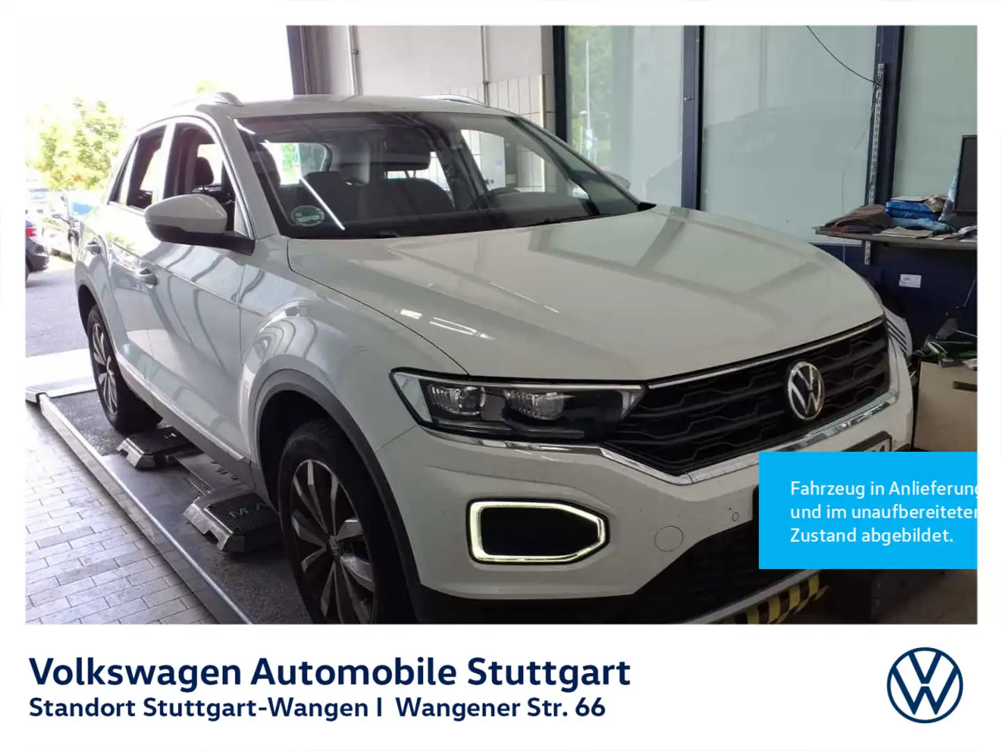 Volkswagen T-Roc Style 1.5 TSI DSG Navi Kamera Stdhzg AHK Weiß - 1