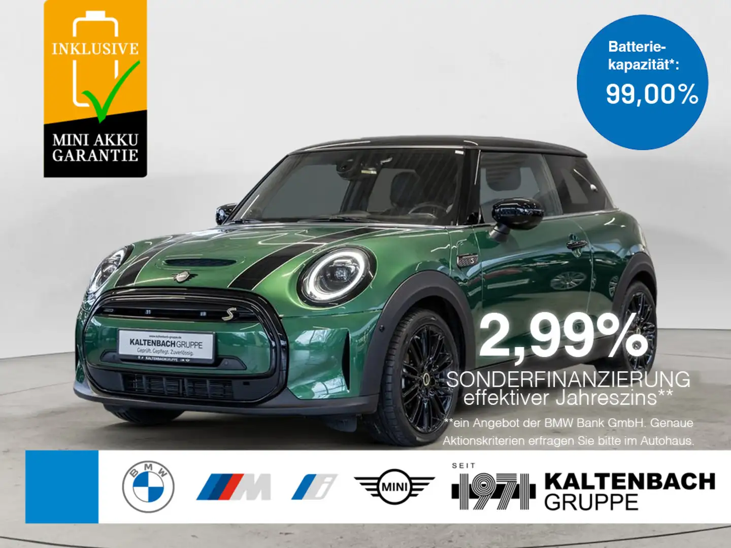MINI Cooper SE Classic Trim PANO HUD H/K KAMERA Verde - 1