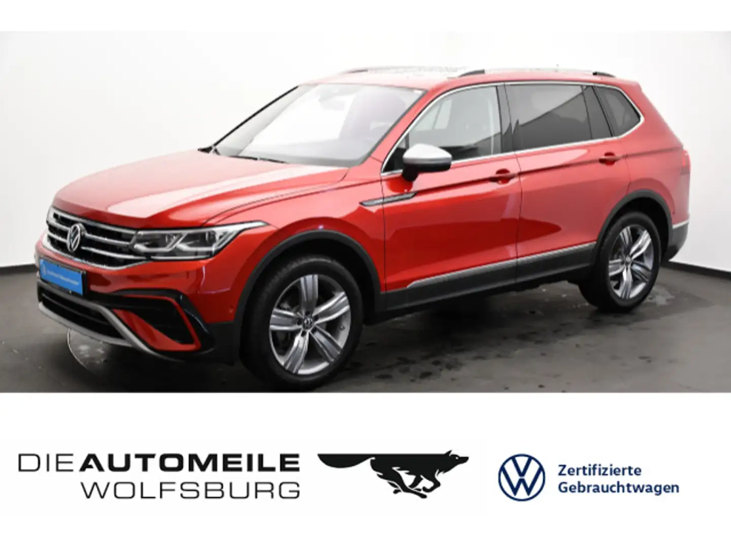 Volkswagen Tiguan Allspace 2.0 TDI 4M DSG Elegance Matrix/A Красный - 1