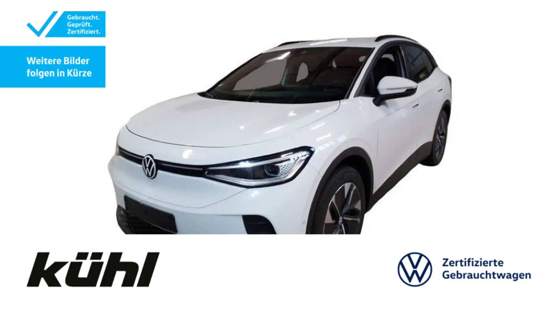 Volkswagen ID.4 Pro IQ.Light/ACC/HuD/360°/App/Navi/AHK Weiß - 1
