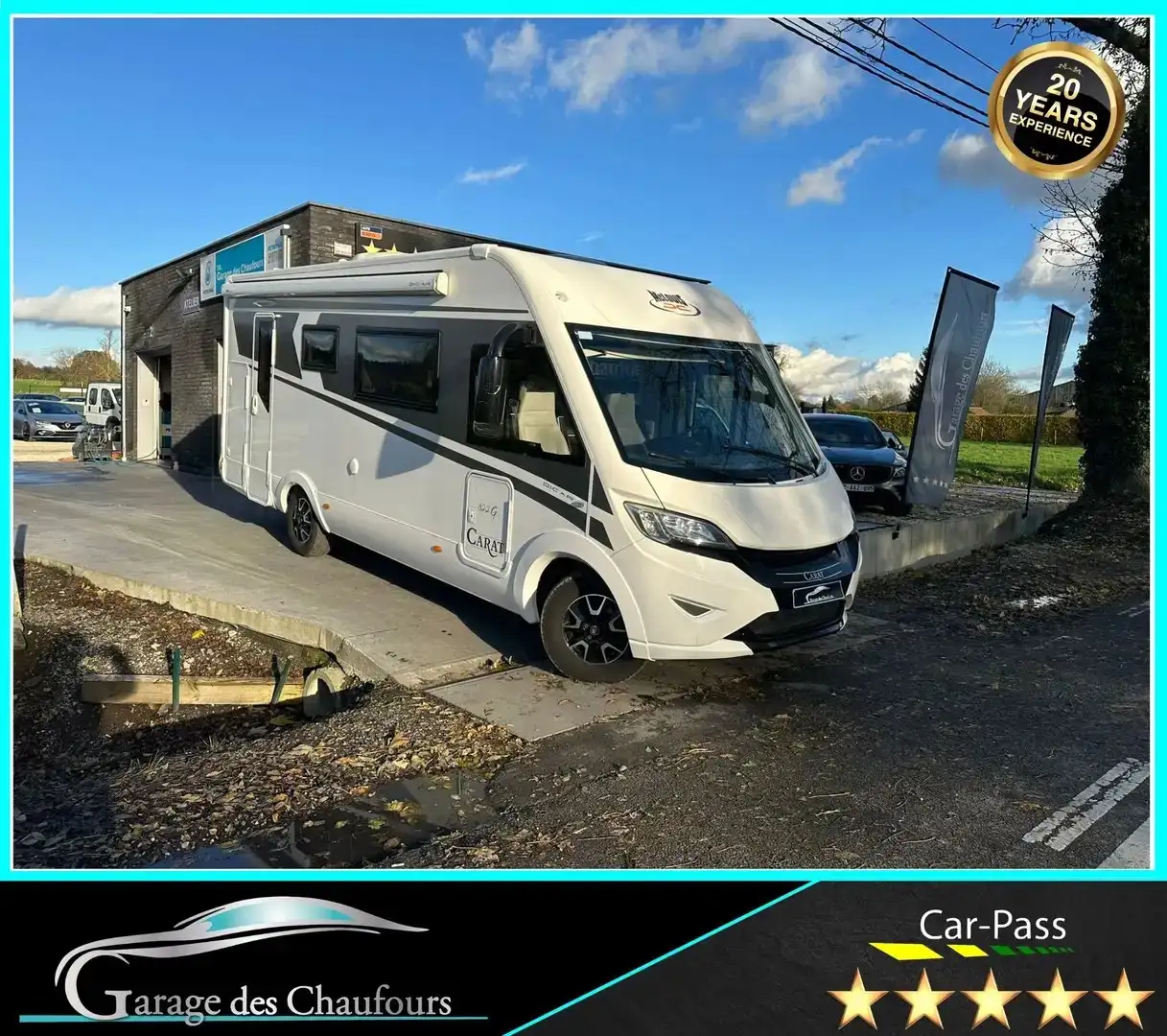 McLouis Carat 822 G - ! 6 Personnes ! - 27.000 km - Eu6b Wit - 1
