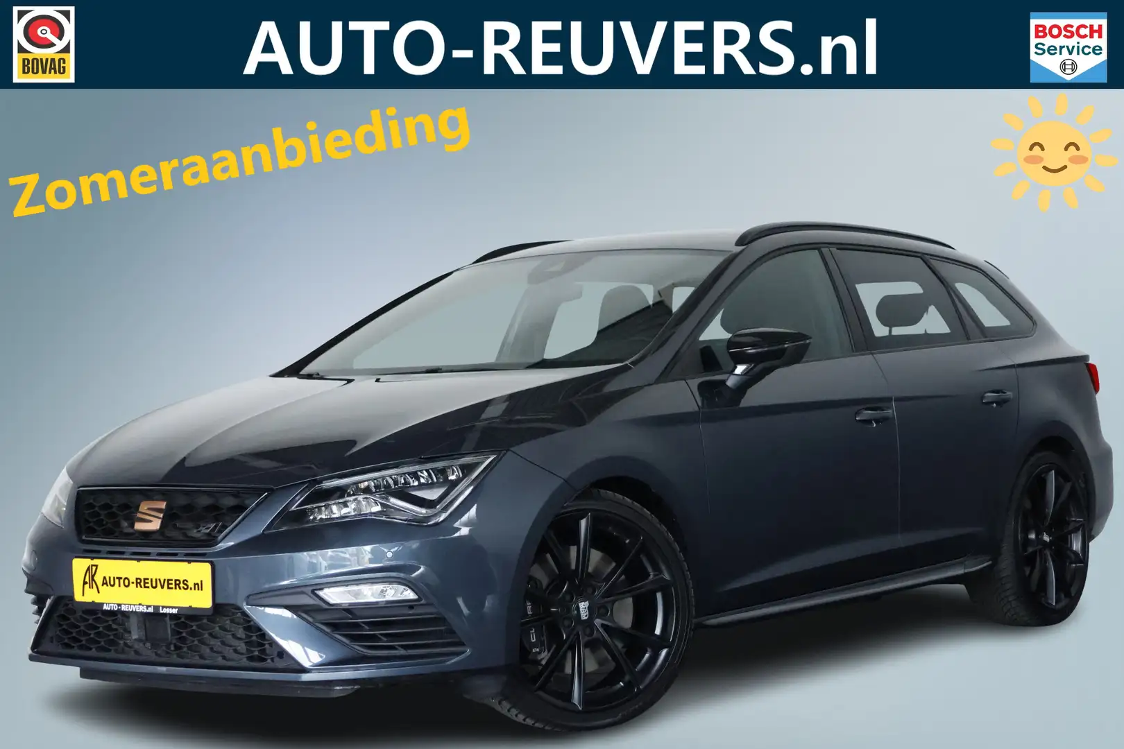 SEAT Leon ST 2.0 TSI 4DRIVE CUPRA / LED / CarPlay / Kuipstoe Grijs - 1
