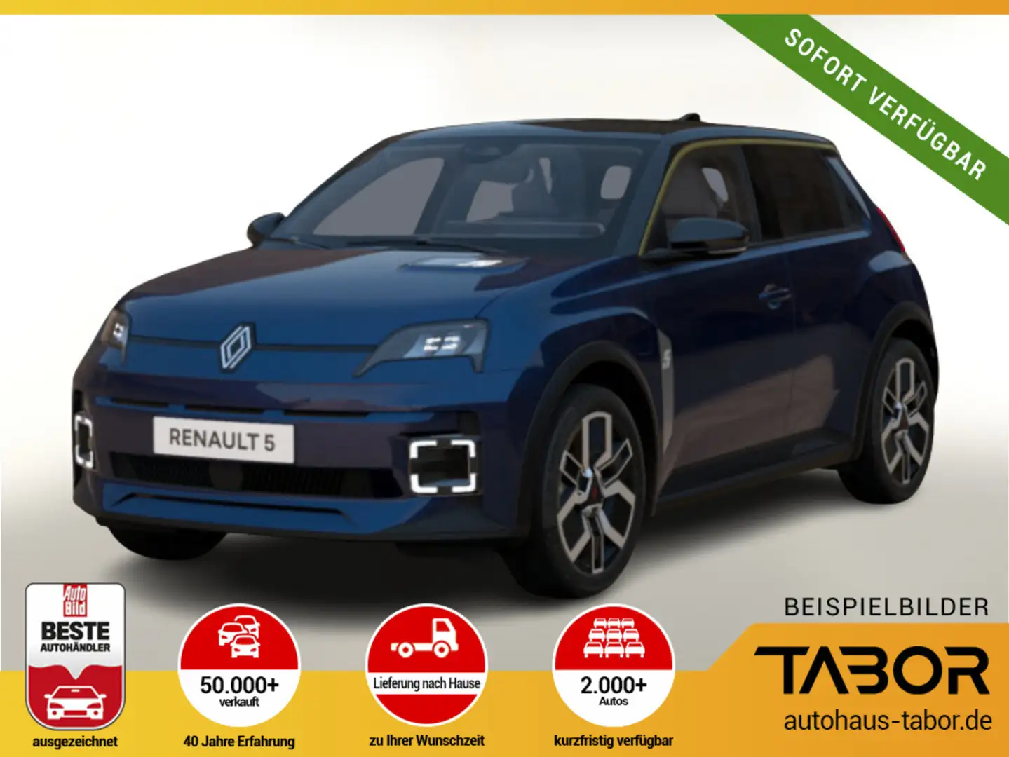 Renault R 5 Techno 10 Comfort Range SHZ Nav ACC Blu/Azzurro - 1