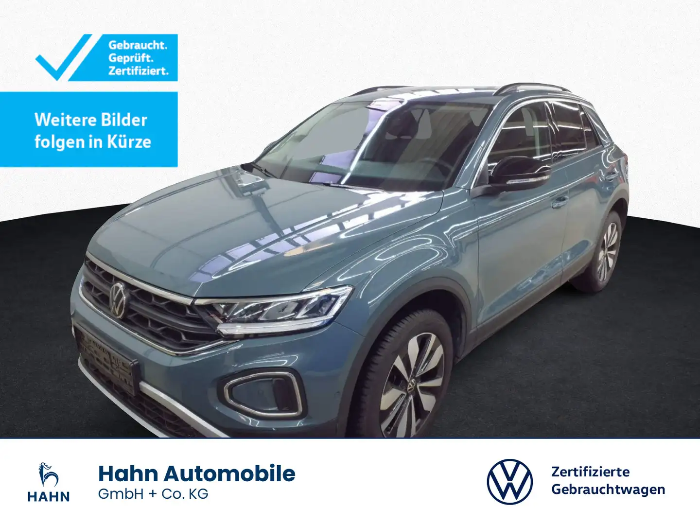 Volkswagen T-Roc 1.0TSI Goal LED Navi ACC Parklenk SHZ APP Blau - 1