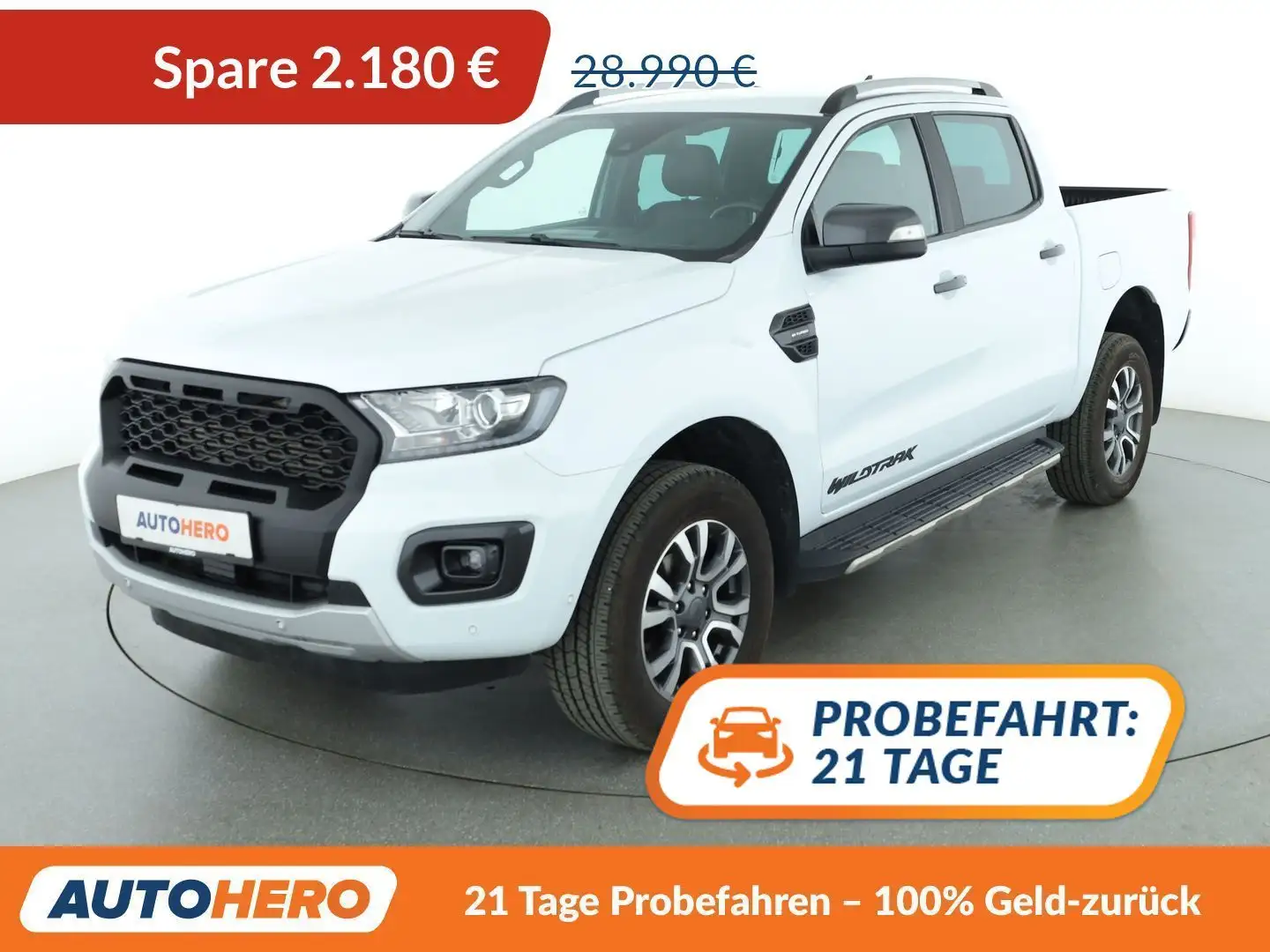 Ford Ranger 2.0 TDCi Doppelkabine 4x4 Wildtrak Aut.*NAV*ACC*SH Blanc - 1