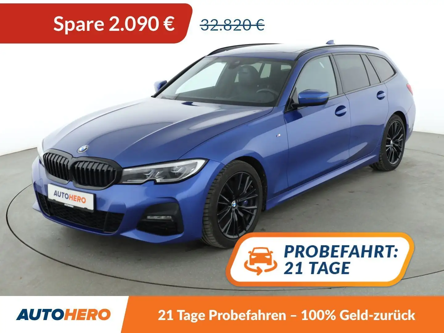 BMW 330 330i M Sport Aut.*NAVI*LASER*TEMPO*HUD*CAM*PDC* Bleu - 1