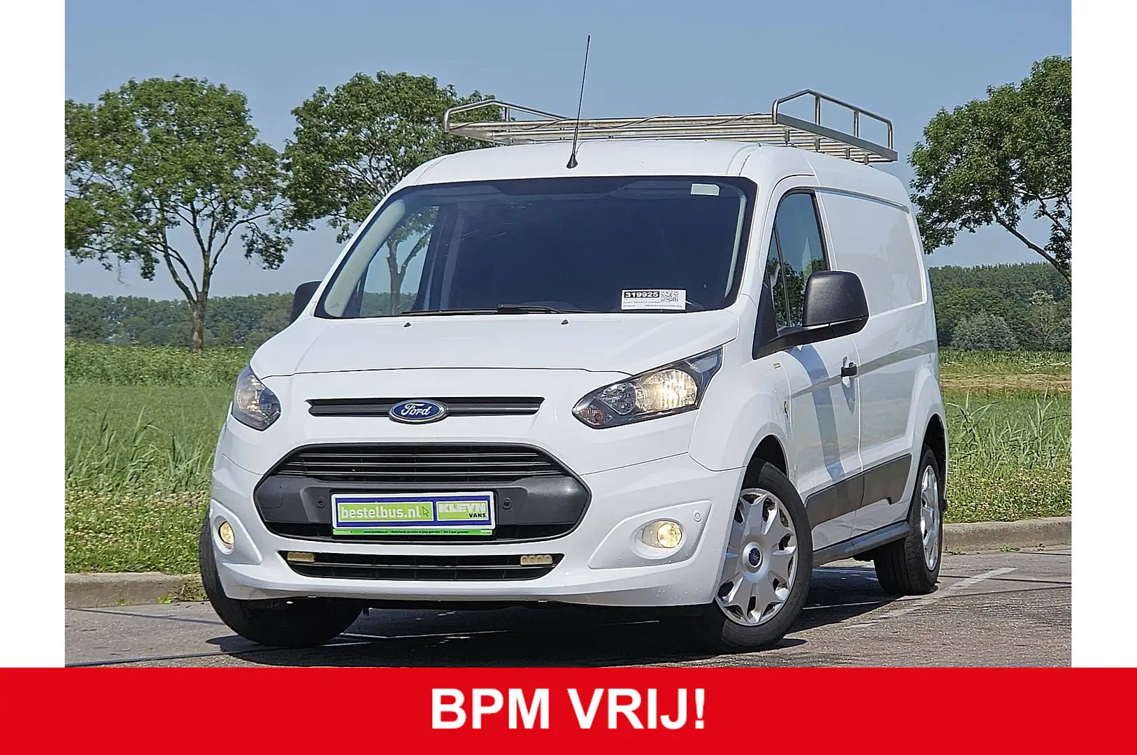 Ford Transit Connect 1.6 TDCI L2 Trend 3zits Imperiaal Trekhaak Pdc Blanc - 2