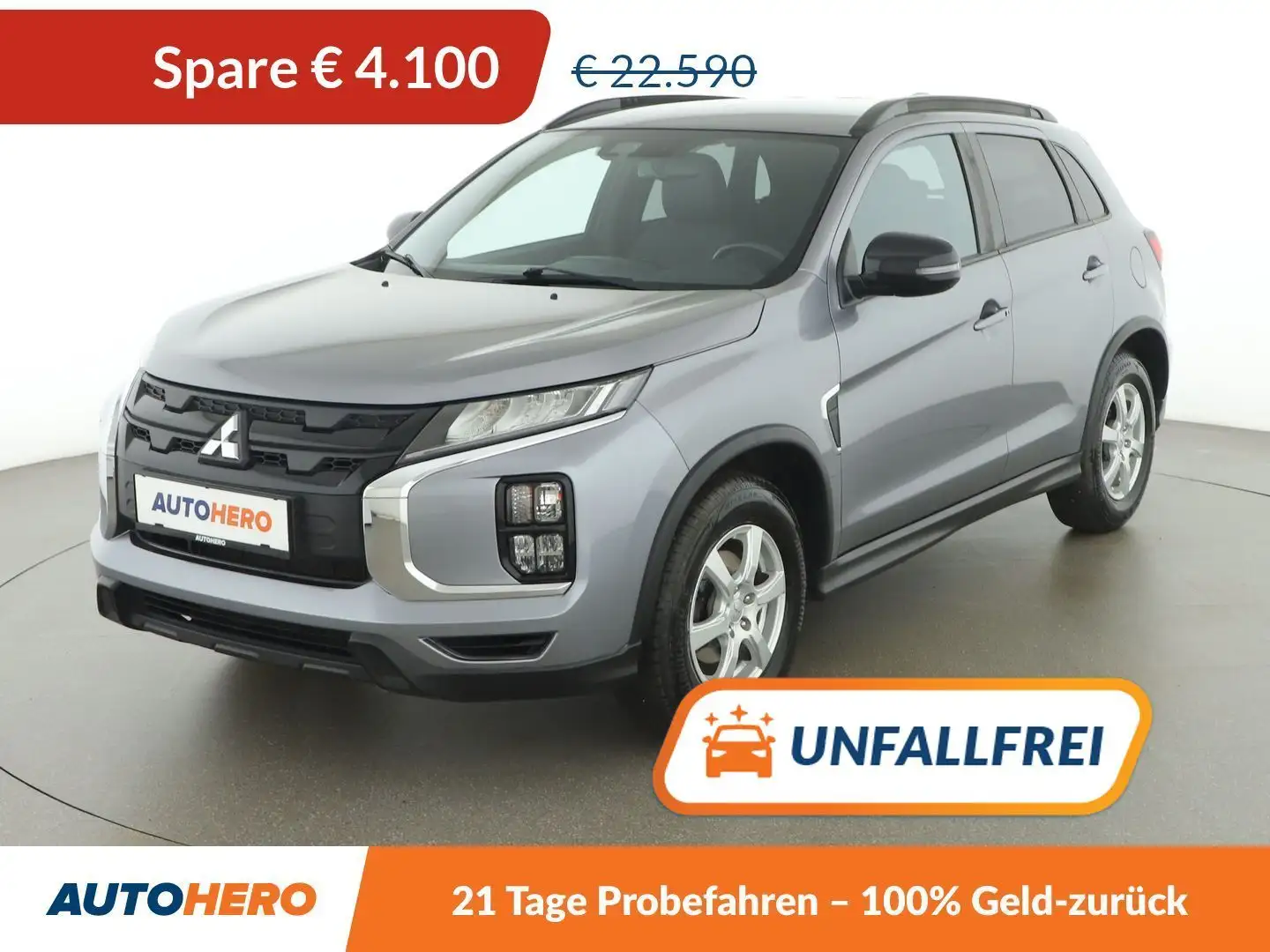 Mitsubishi ASX 2.0 MIVEC Intense Black Line 2WD Aut. *LED*TEMPO* Grau - 1