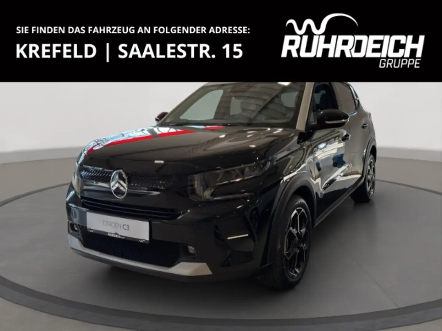 Citroen C3 Turbo 100 MAX 1.2 Winterp., HUD Navi Digitales Coc Nero - 1