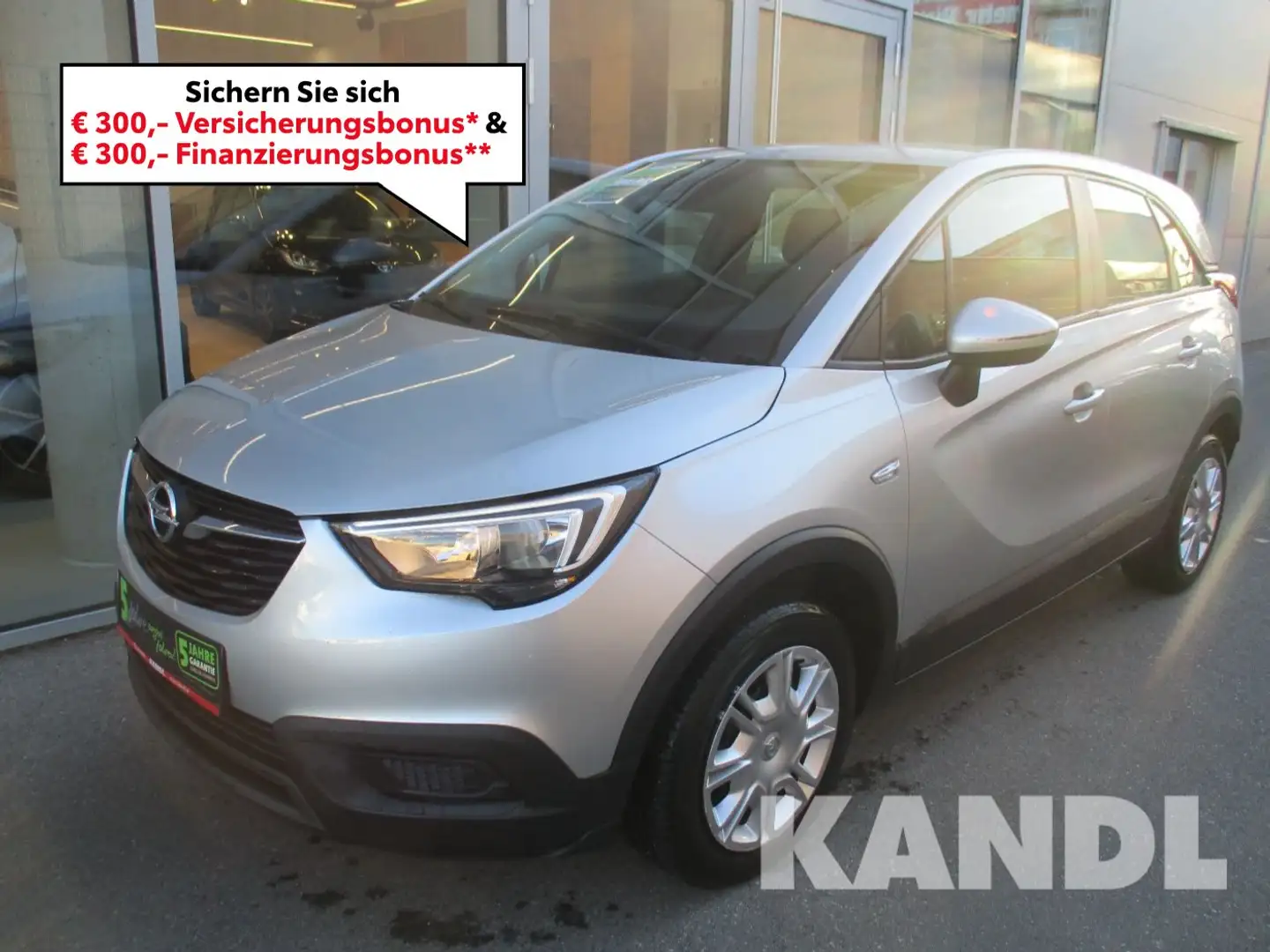 Opel Crossland 1.2 Turbo Edition Navi+SpurW+SpurH Grau - 1
