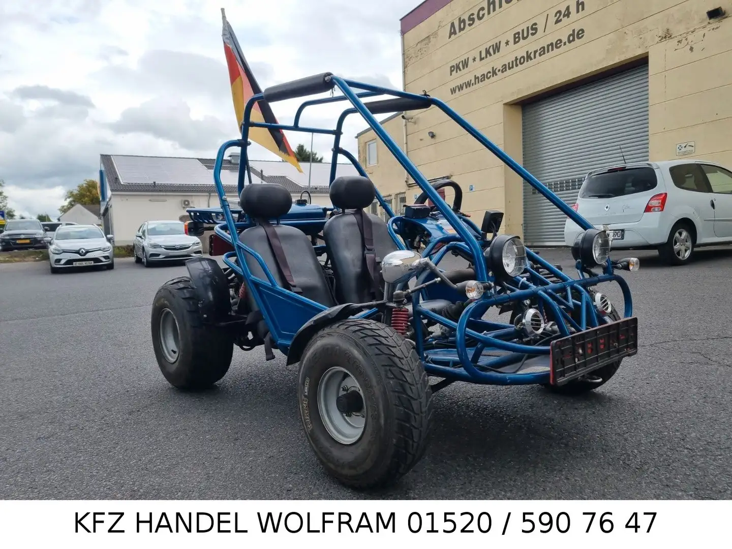 Autres Shark KM2150 Buggy Strandbuggy Fun TÜV NEU Quad Bleu - 2