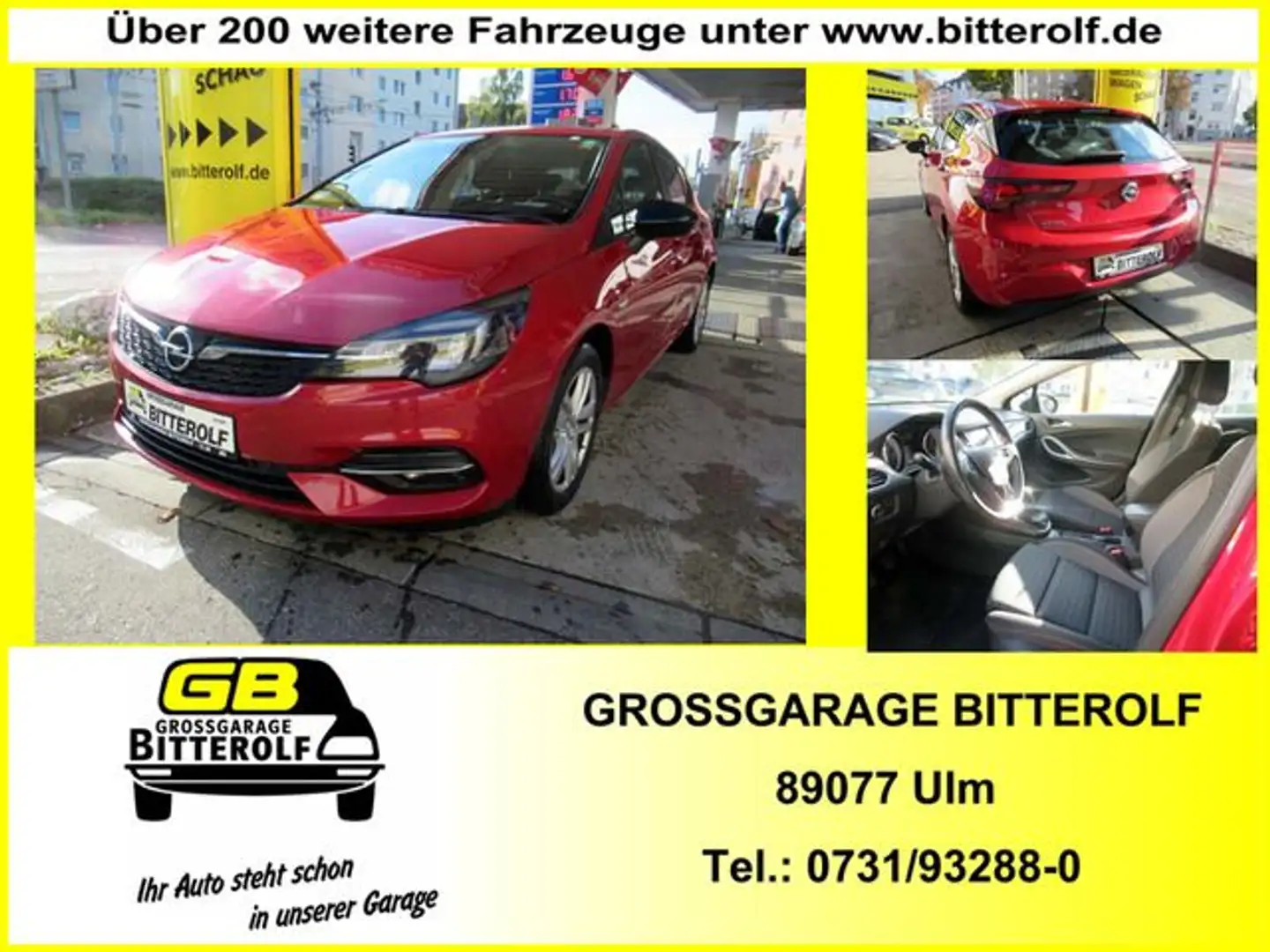 Opel Astra 1.5D Limousine 5tg SHZ/LED/PDC/Klimaaut Rot - 1