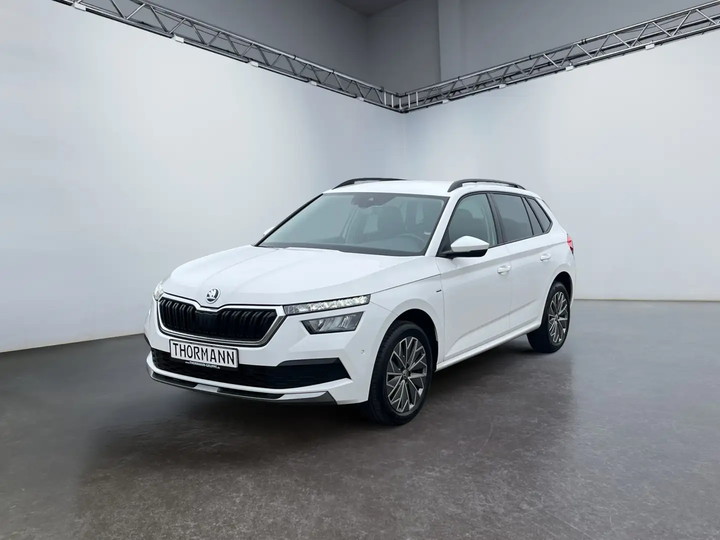 Skoda Kamiq Clever 1.0 TSI AHK LM KAM LED 2xKlima PDC Weiß - 2
