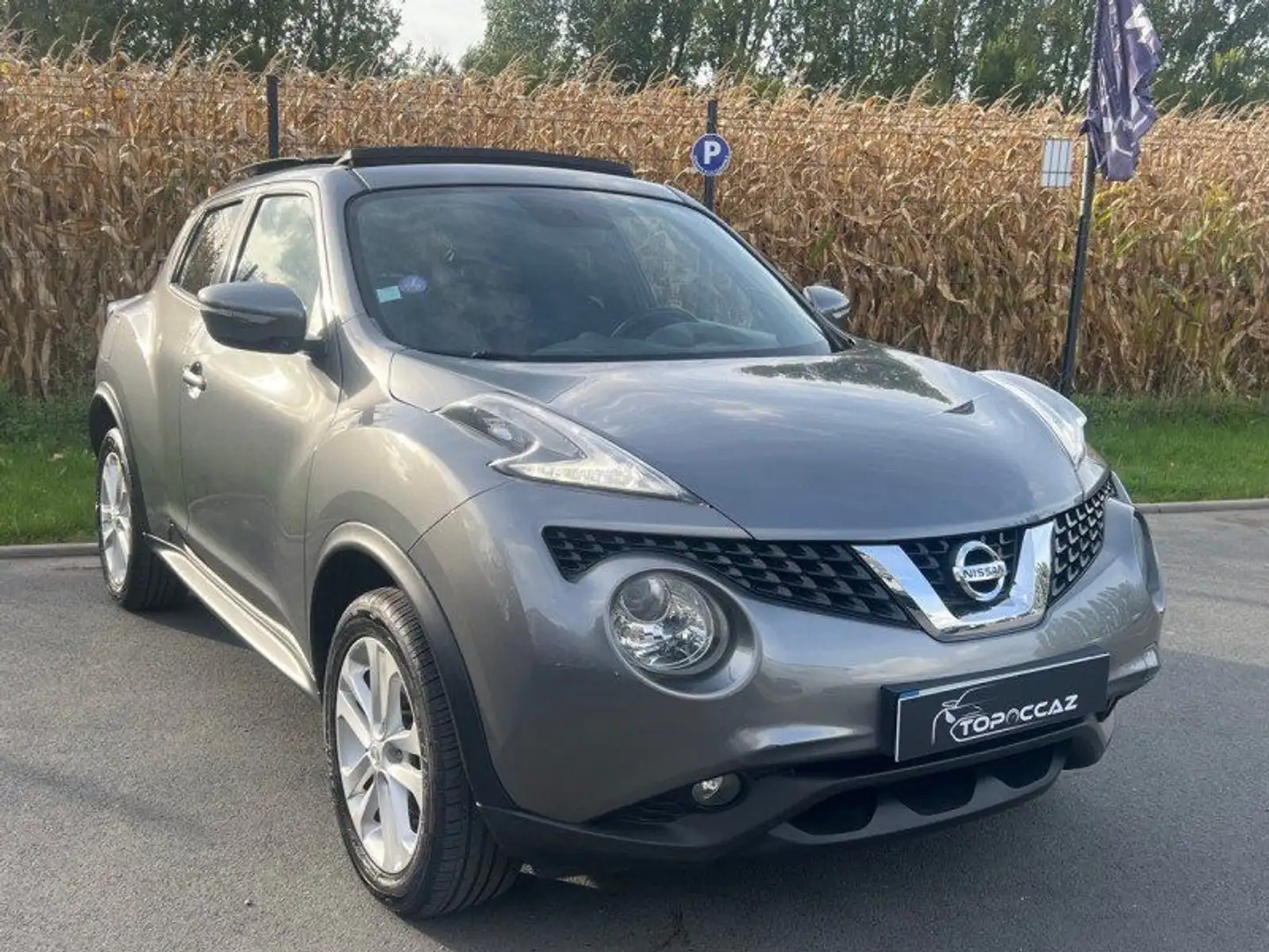 Nissan Juke 1.2 DIG-T 115CH CONNECT EDITION * TOIT OUVRANT * 82.000KM Gris - 2