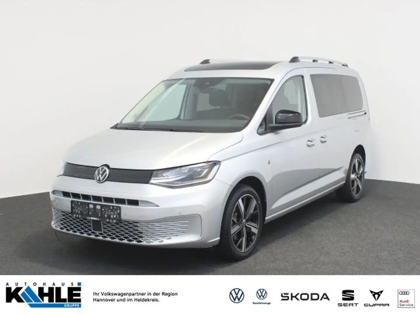 Volkswagen Caddy Maxi California 1.5 TSI DSG Pano ACC LED Grijs - 1