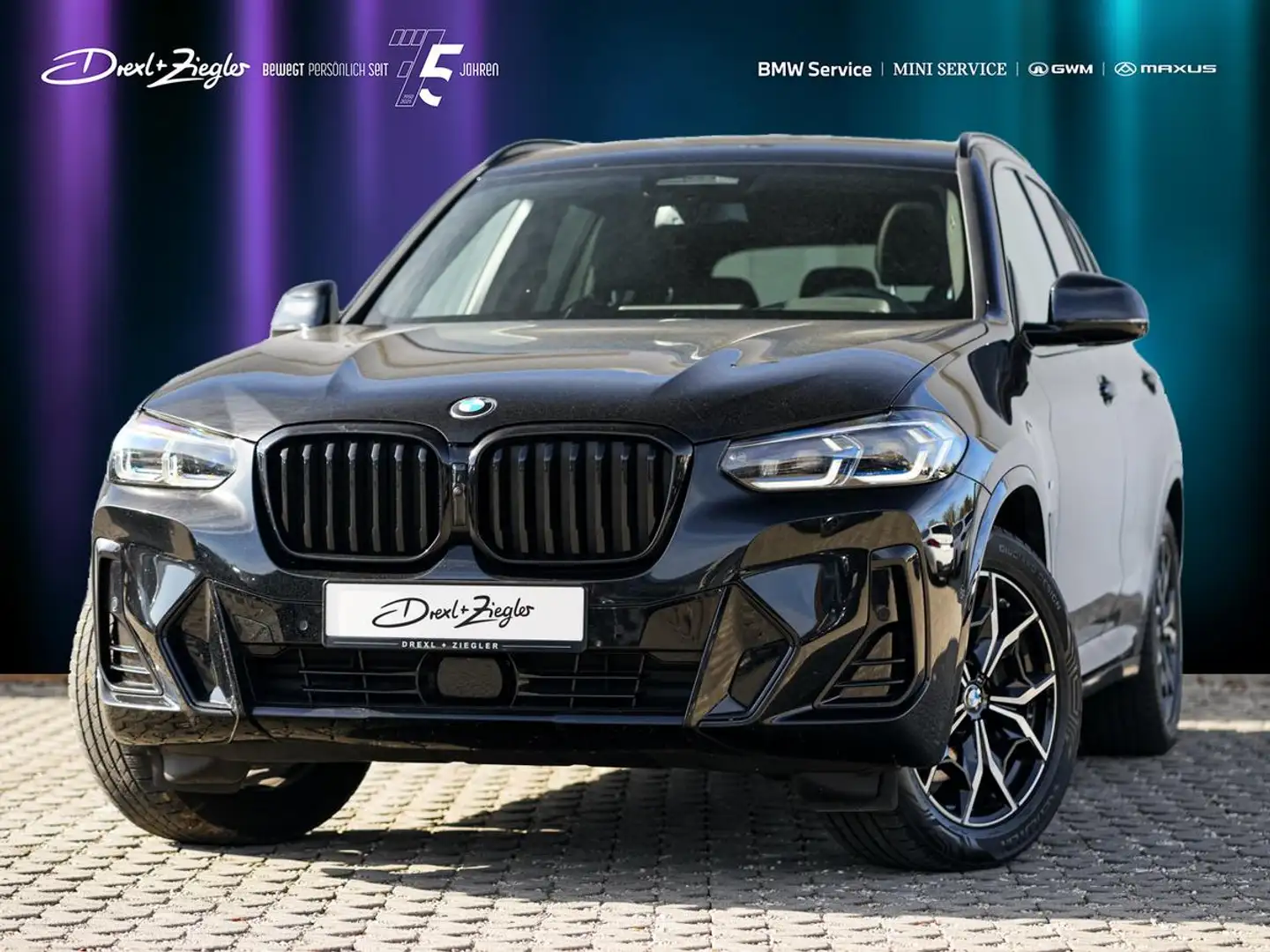 BMW X3 xDrive30d M-Sport AHK ACC GSD Laser H&K HuD Schwarz - 1