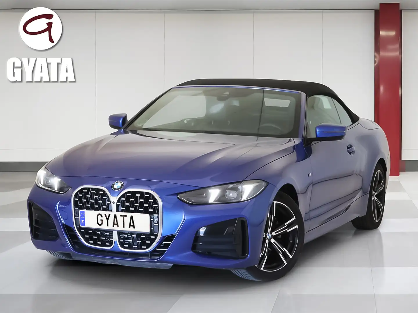 BMW 420 420iA Cabrio Bleu - 1