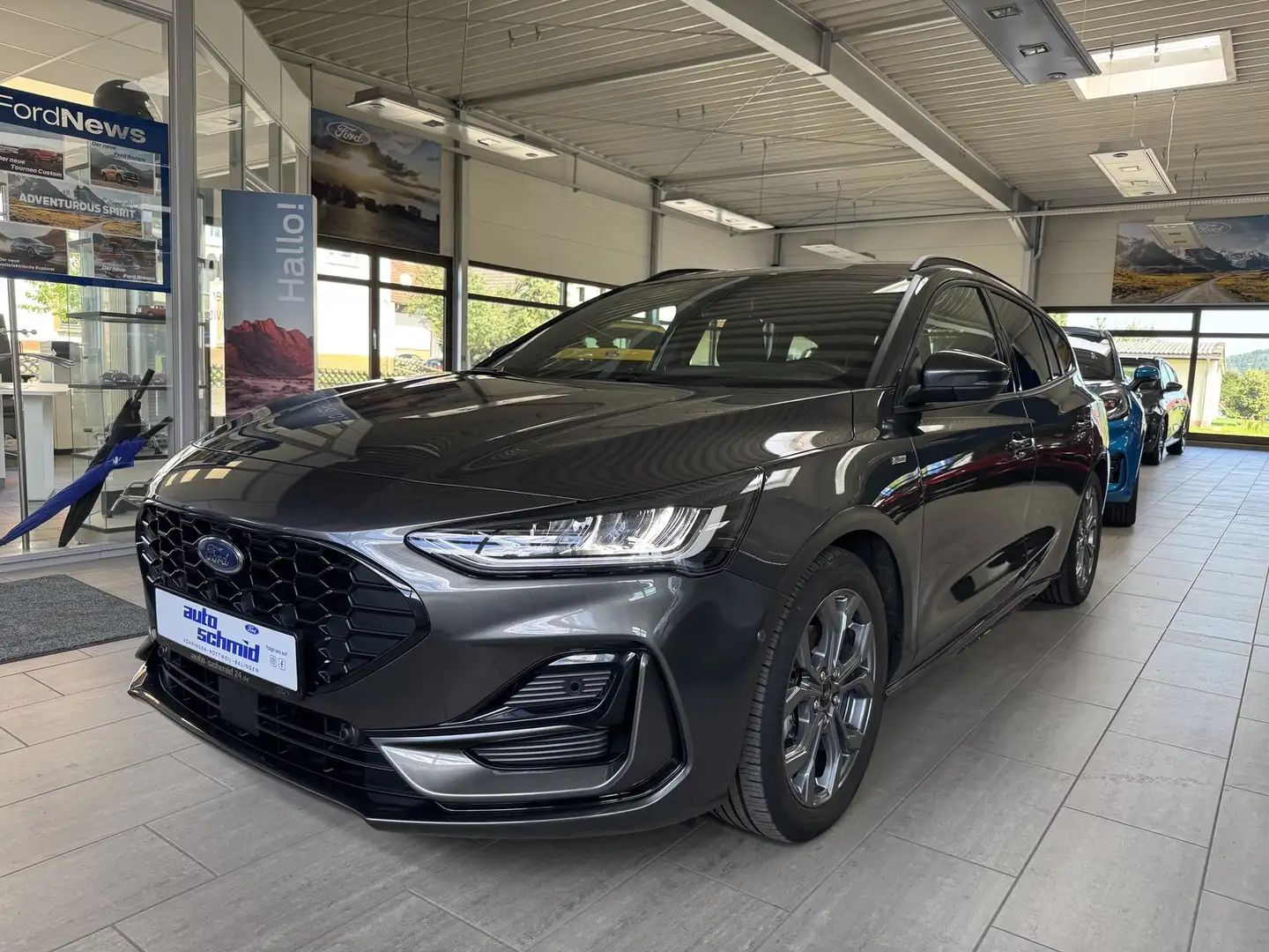 Ford Focus Turnier ST-Line LED + ACC + TWA Grau - 1