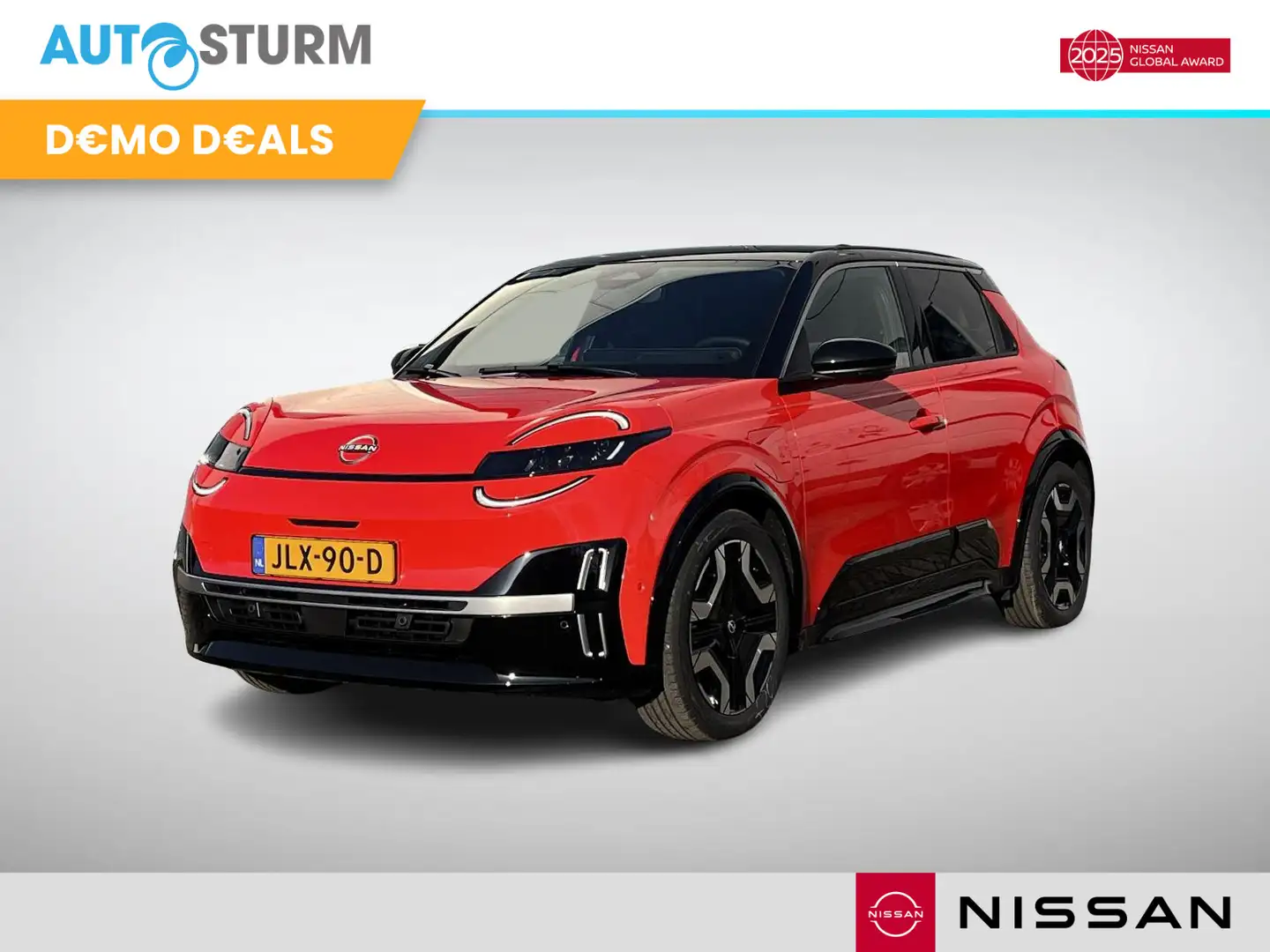 Nissan Micra EVOLVE 52 kWh NU IN DE SHOWROOM! Красный - 1