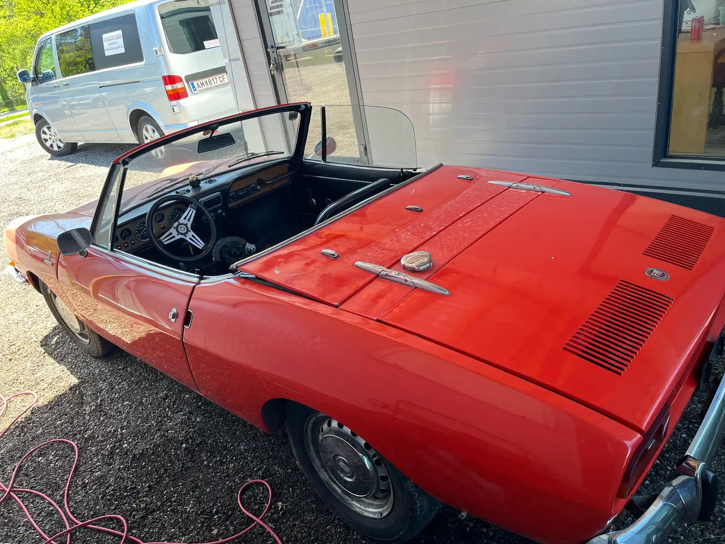 Fiat Fiat 850 Sport SPEIDER Cabrio Cabrio / Roadster Roşu - 1