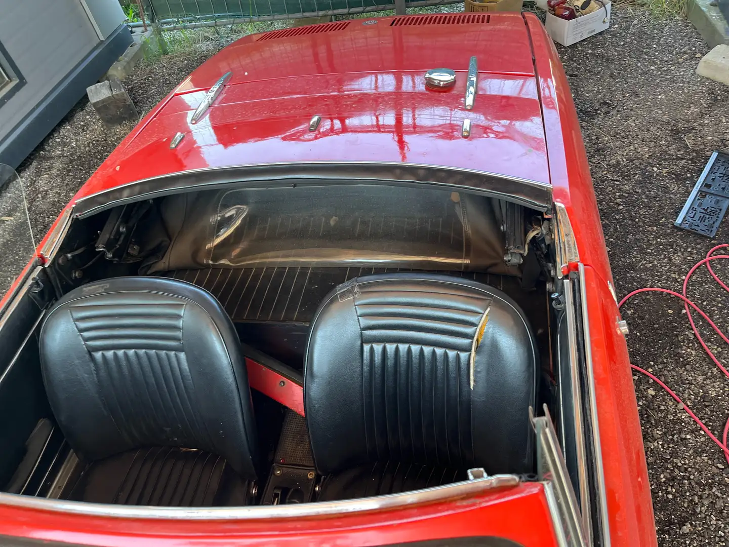 Fiat Fiat 850 Sport SPEIDER Cabrio Cabrio / Roadster Roşu - 2