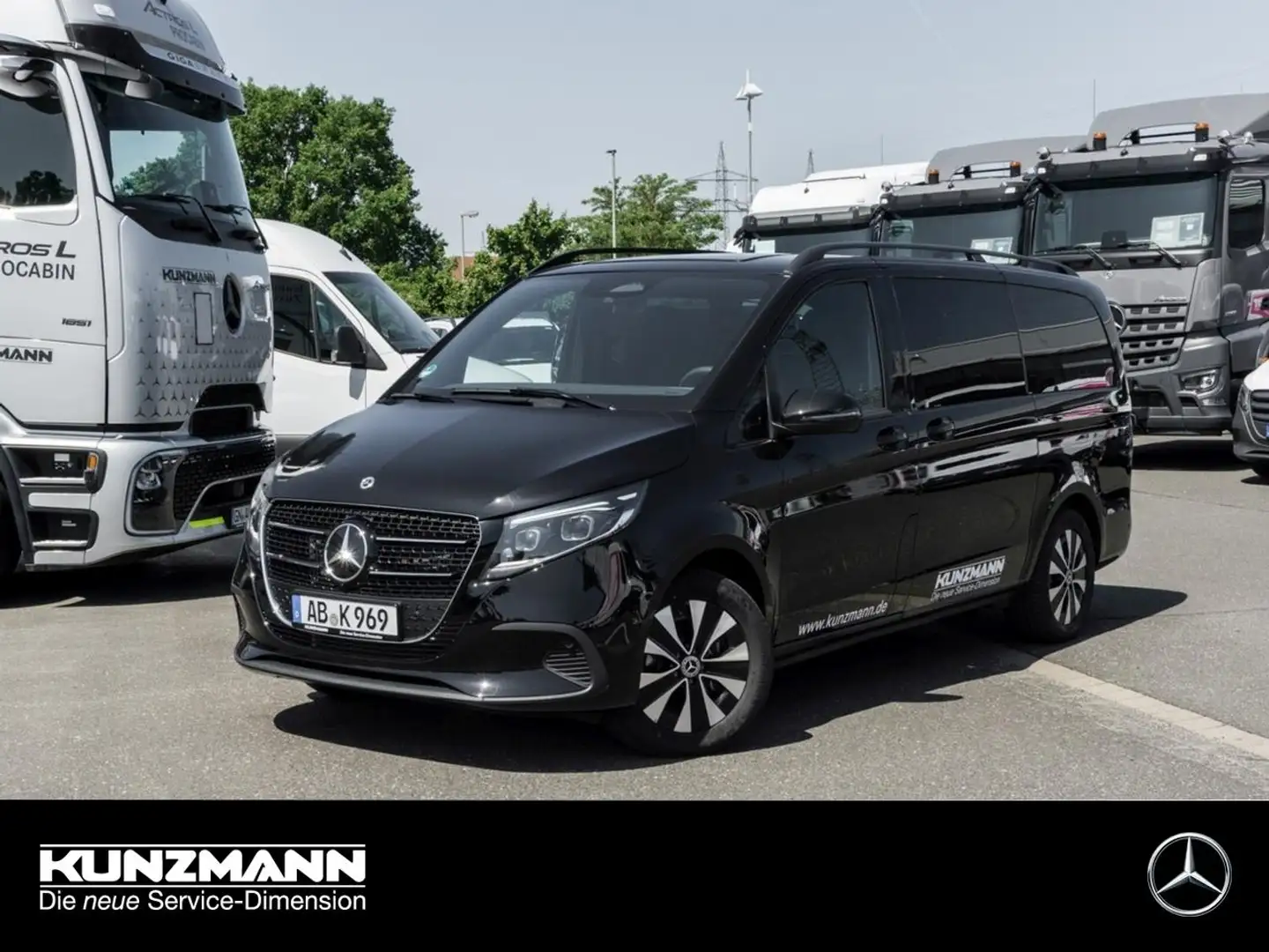 Mercedes-Benz V 250 d 4MATIC STYLE Lang Distronic AHK Standhzg Zwart - 1