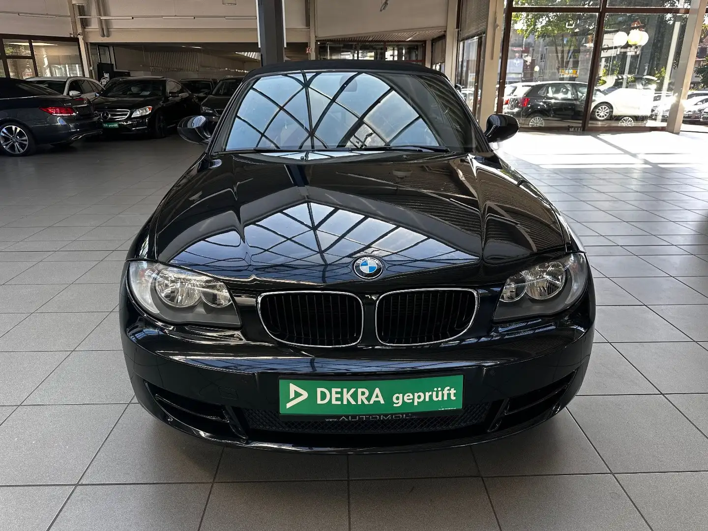 BMW 118 Cabrio 118i Klima SHZ Leder PDC Negro - 2