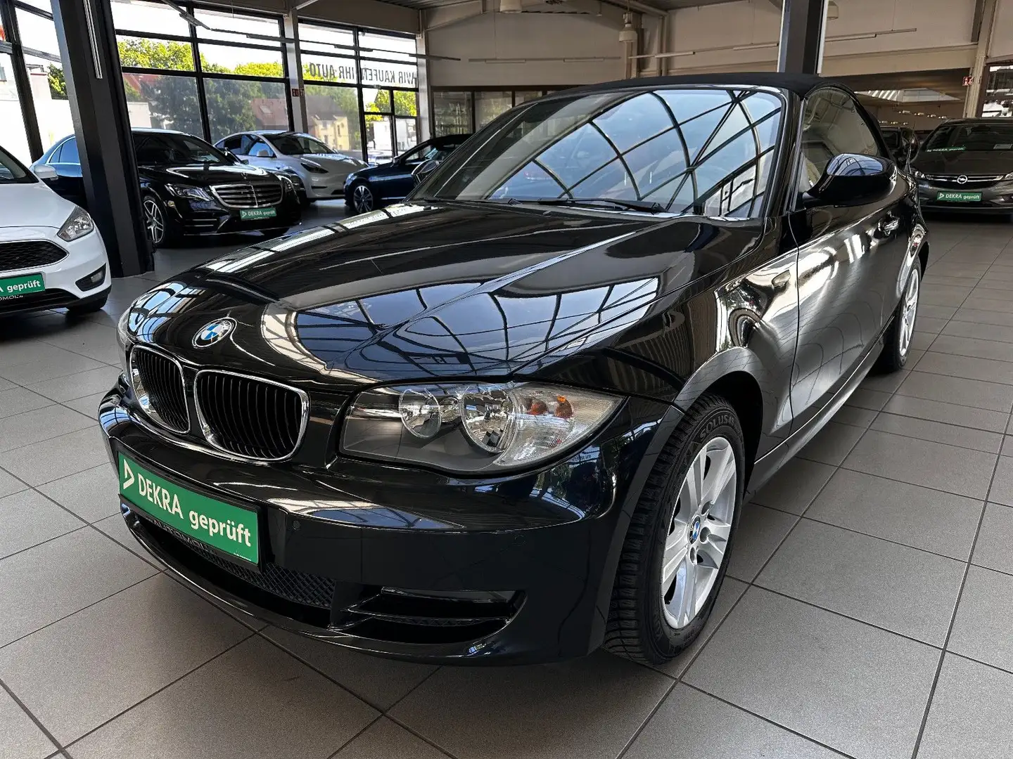 BMW 118 Cabrio 118i Klima SHZ Leder PDC Negro - 1