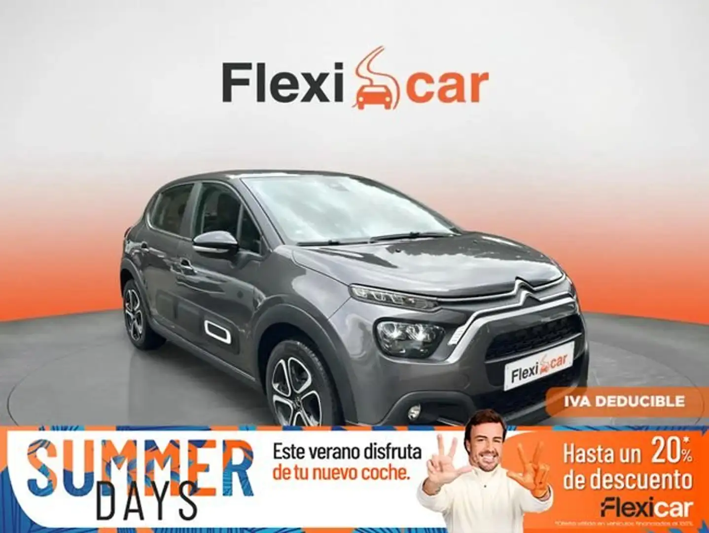 Citroen C3 BlueHDi+75KW+%28100CV%29+Plus Gris - 1