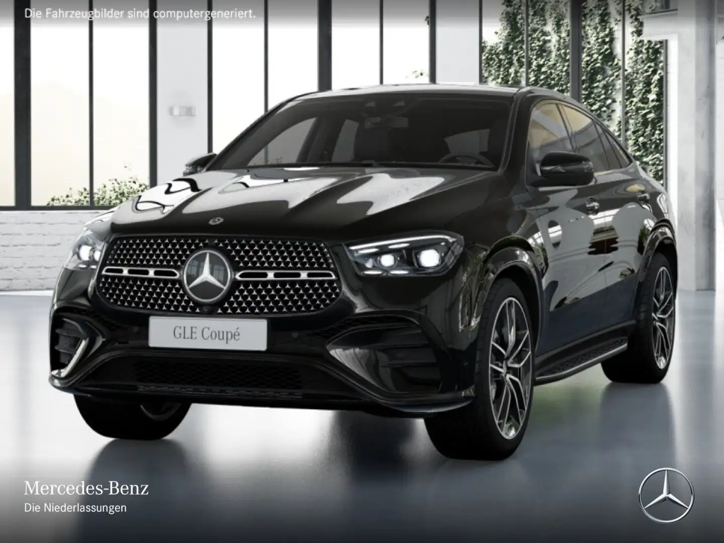 Mercedes-Benz GLE 400 e Coupé 4M AMG+NIGHT+PANO+360+MULTIBEAM Чёрный - 2