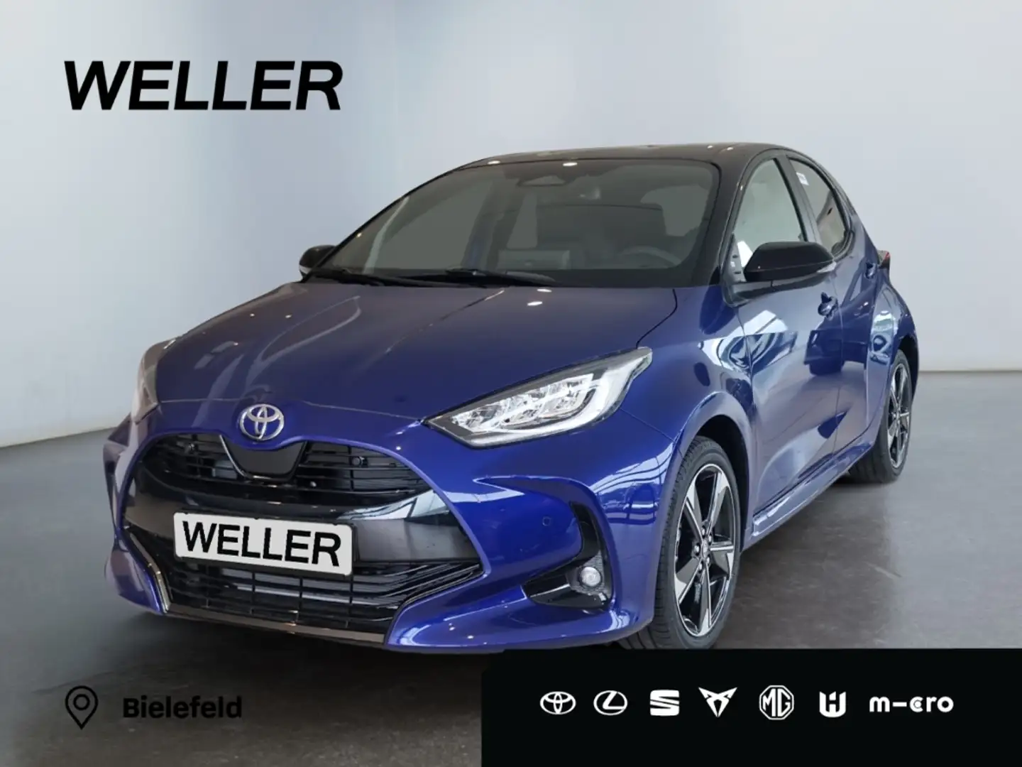 Toyota Yaris Hybrid 130 1.5 Style Plus *LED*CAM*CarPlay* Blau - 1