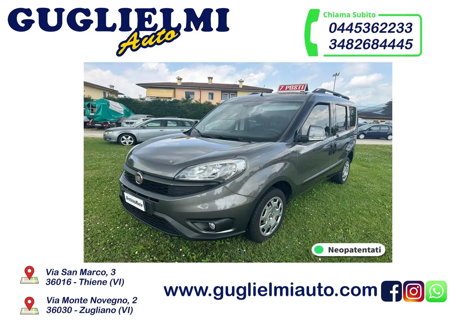 Fiat Doblo 1.4 T-Jet 16V Natural Power Lounge 7 Posti - 1