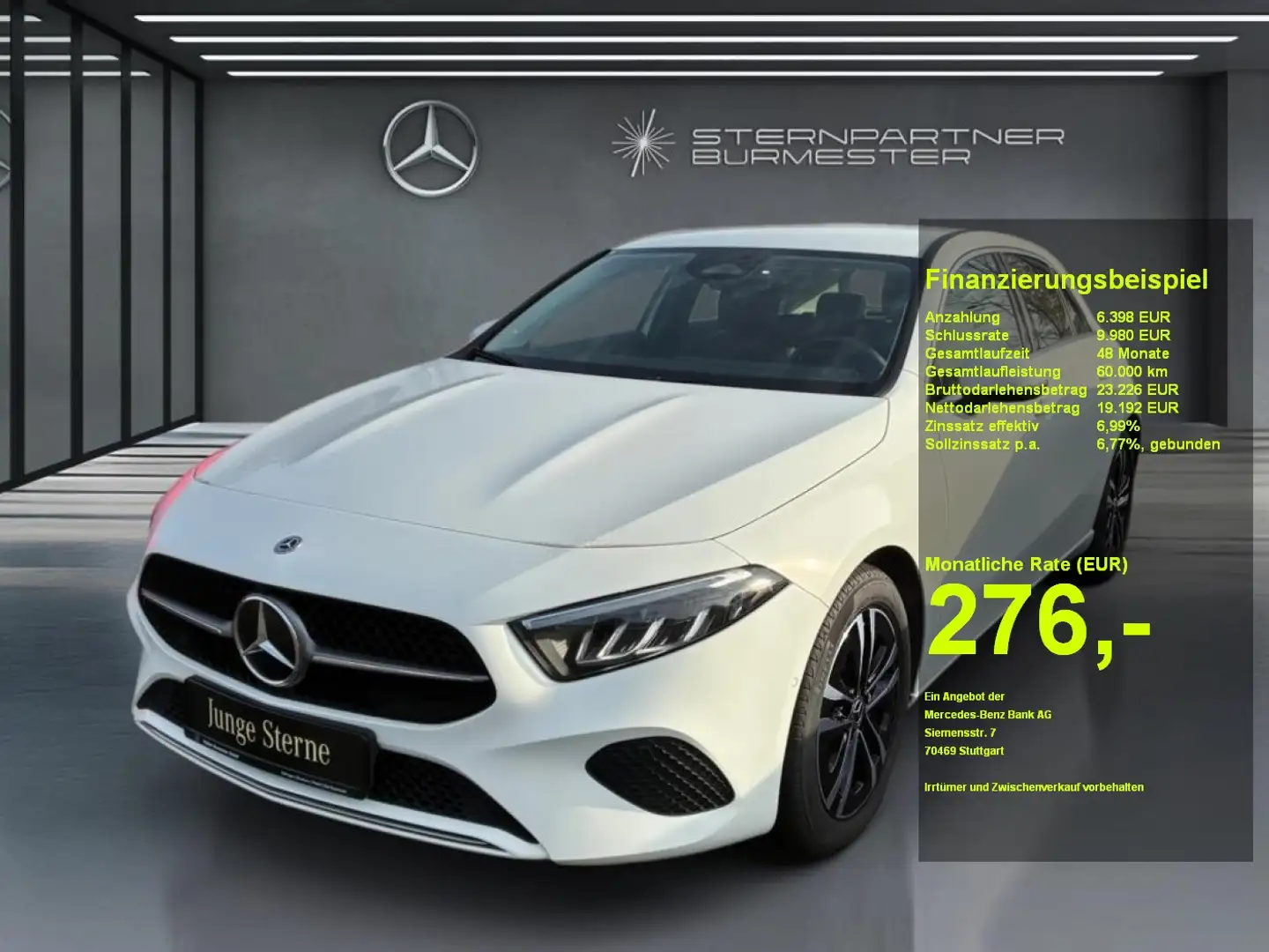 Mercedes-Benz A 180 d +Progressive+KAMERA+SHZ+AUT+Virt.Cockpit Weiß - 1