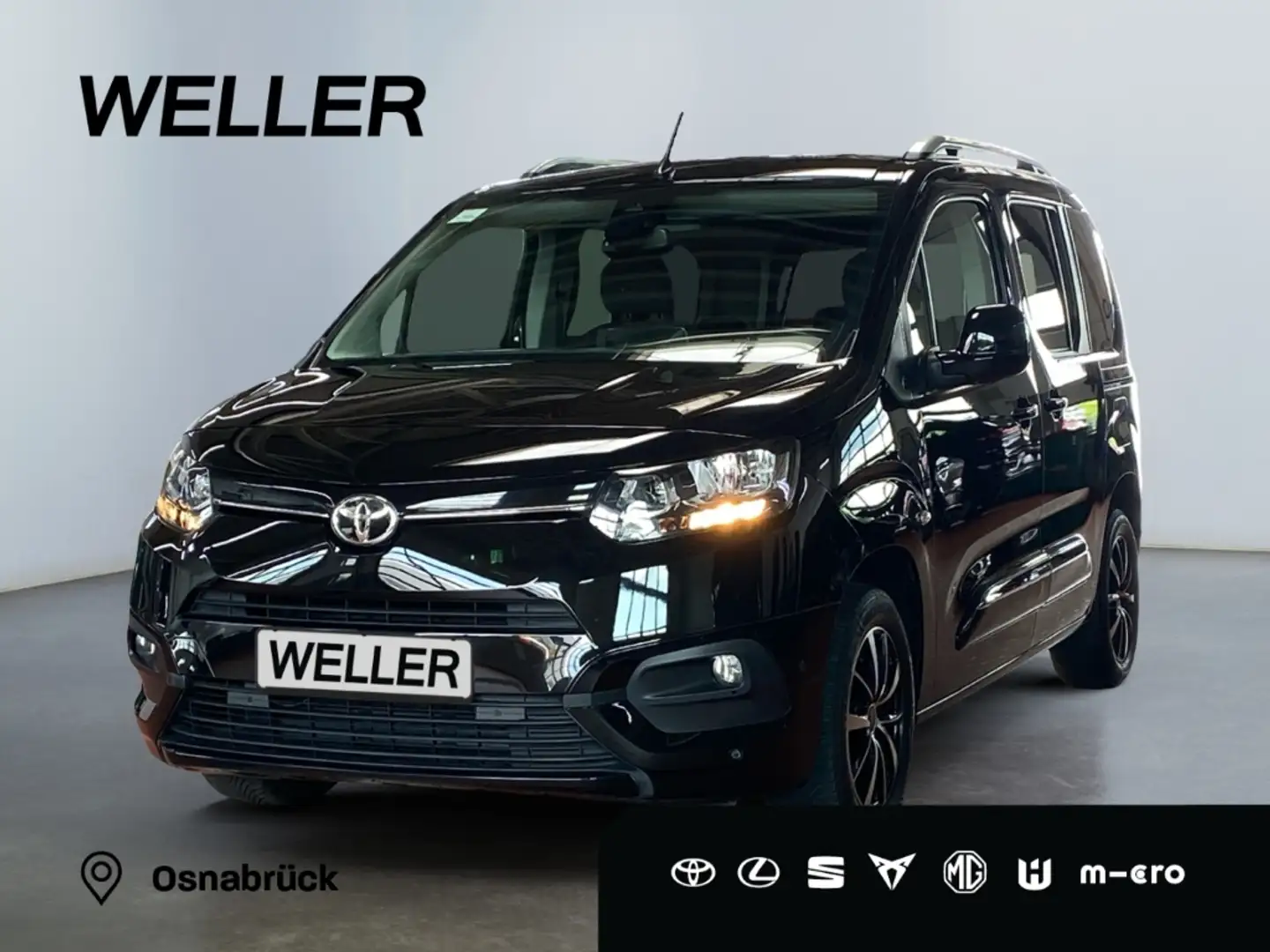 Toyota Proace City Verso 1.2 Turbo L1 Team D *Navi*SHZ* Schwarz - 1