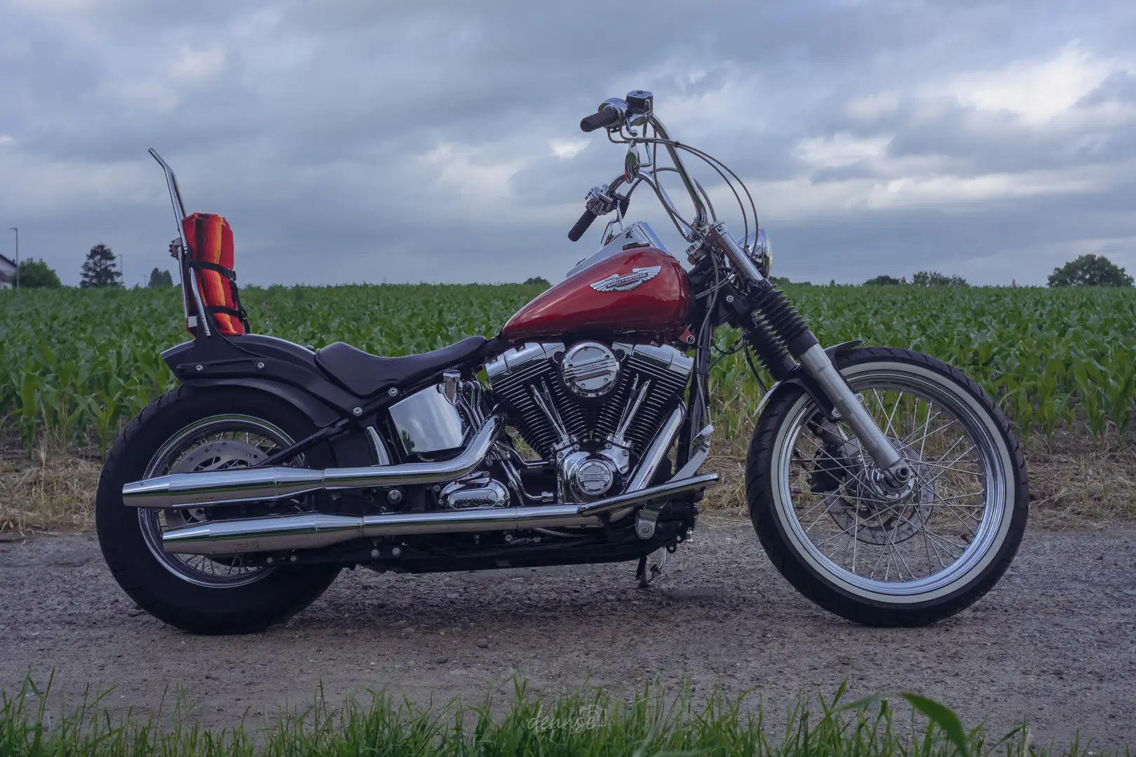 Harley-Davidson Softail Deluxe Rojo - 2