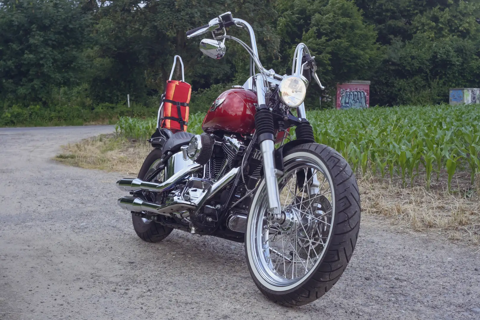 Harley-Davidson Softail Deluxe Rojo - 1
